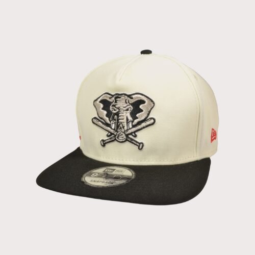New Era MLB Oakland Athletics 9FIFTY A-Frame Chrome Logo Snapback Hat