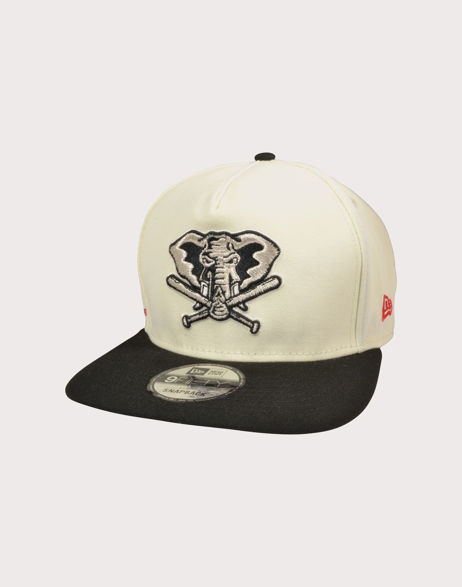 New Era MLB Oakland Athletics 9FIFTY A-Frame Chrome Logo Snapback Hat