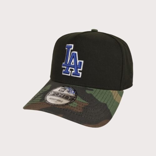 New Era MLB Los Angeles Dodgers 9FORTY A-Frame Camo Bill Snapback Hat