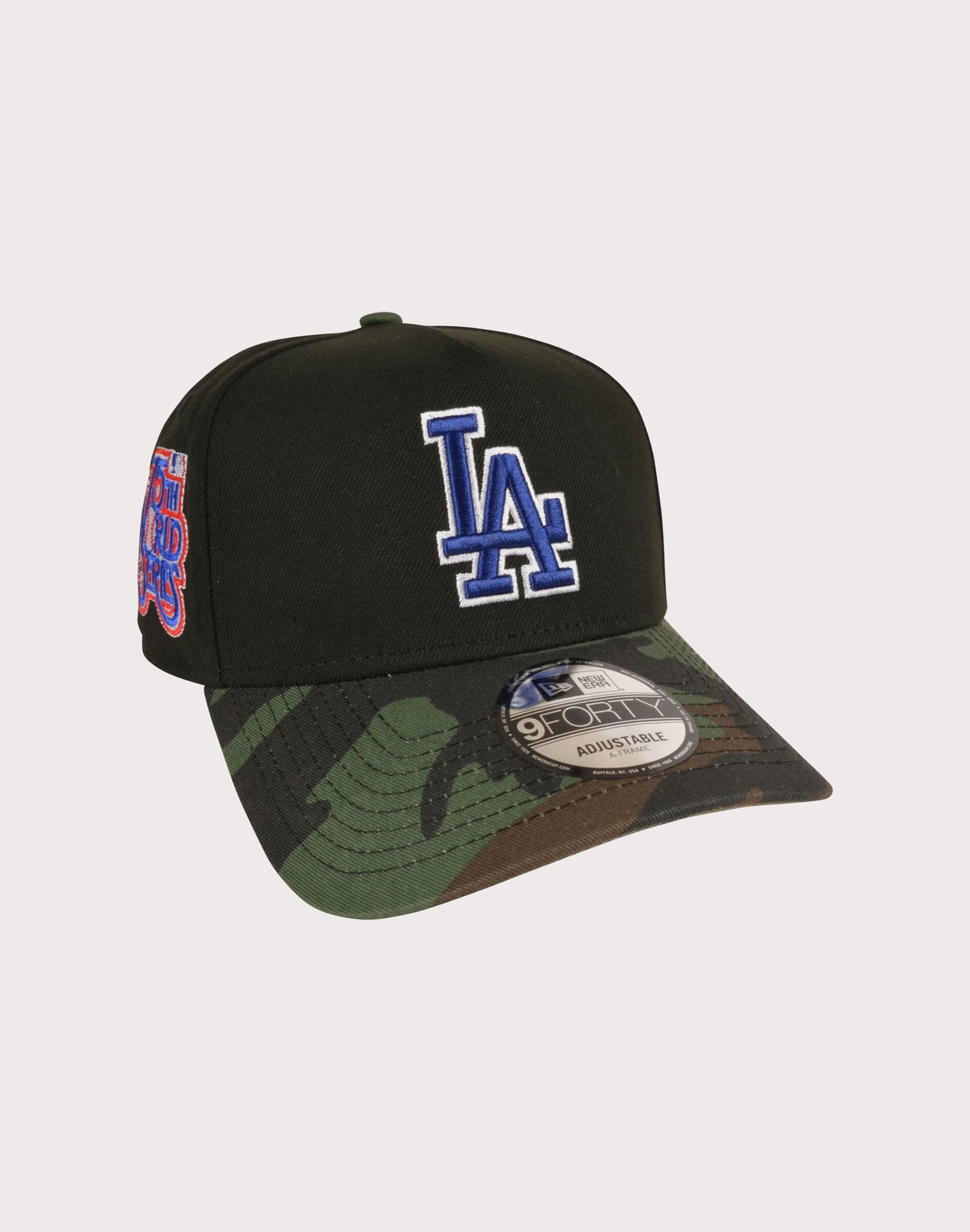 New Era MLB Los Angeles Dodgers 9FORTY A-Frame Camo Bill Snapback Hat - Image 2