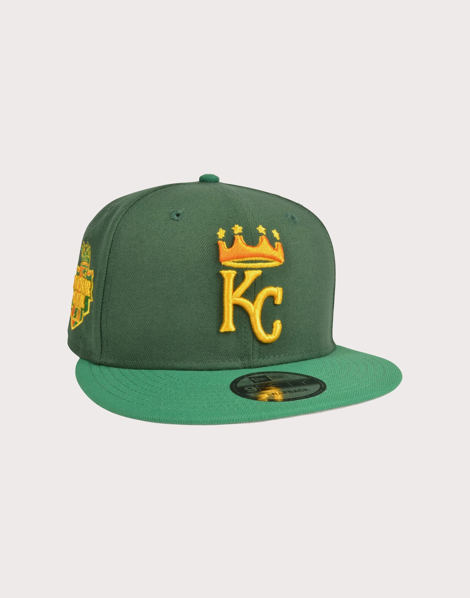 New Era MLB Kansas City Royals 9FIFTY 2 Greens Snapback Hat - Image 2