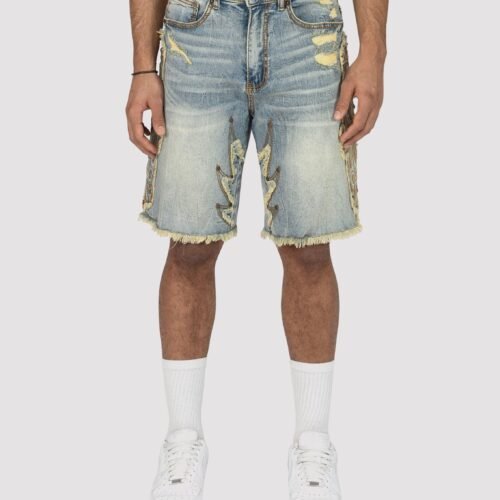 Smoke Rise Lucca Western Denim Shorts
