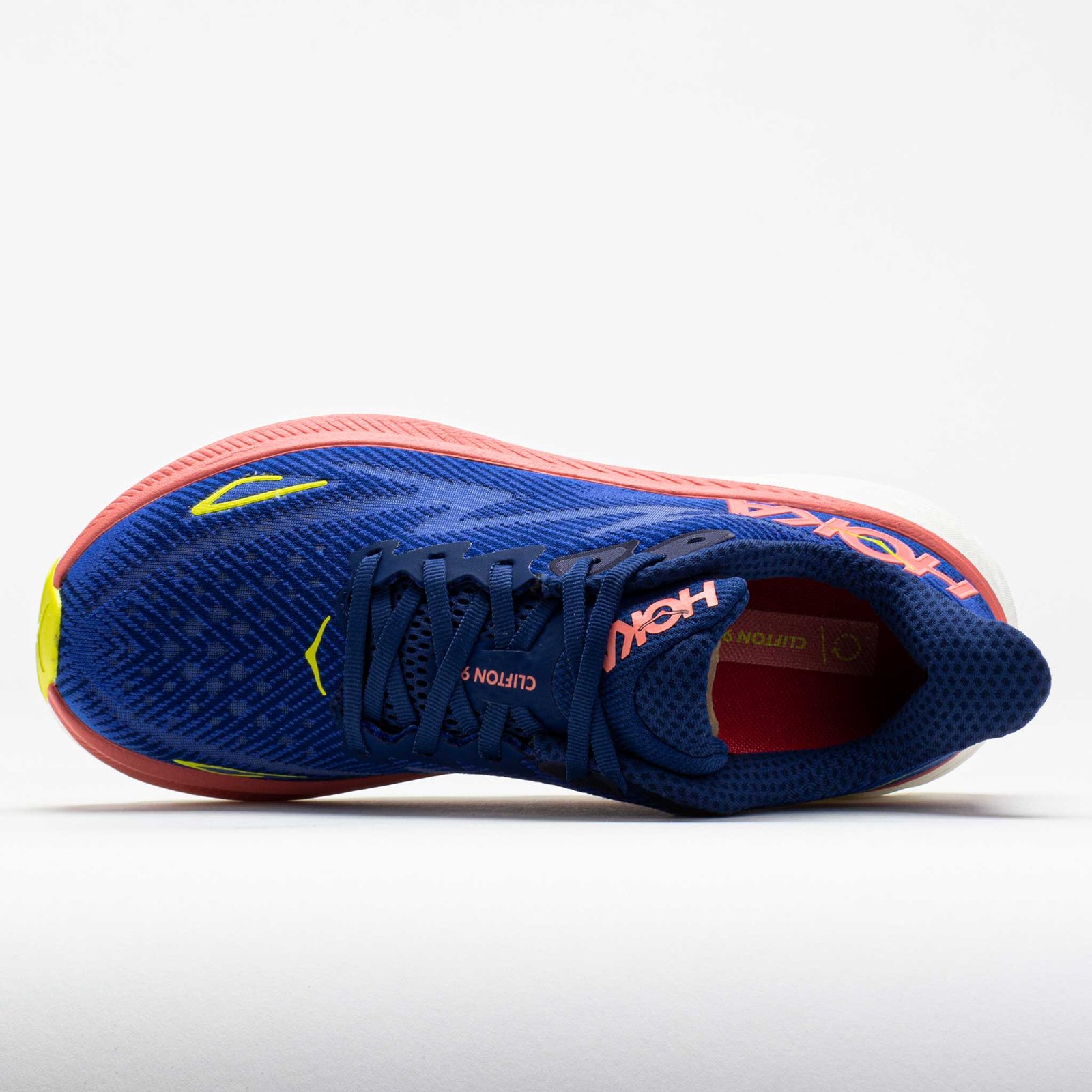 HOKA Clifton 9 Womens Evening Sky/Coral - Image 3