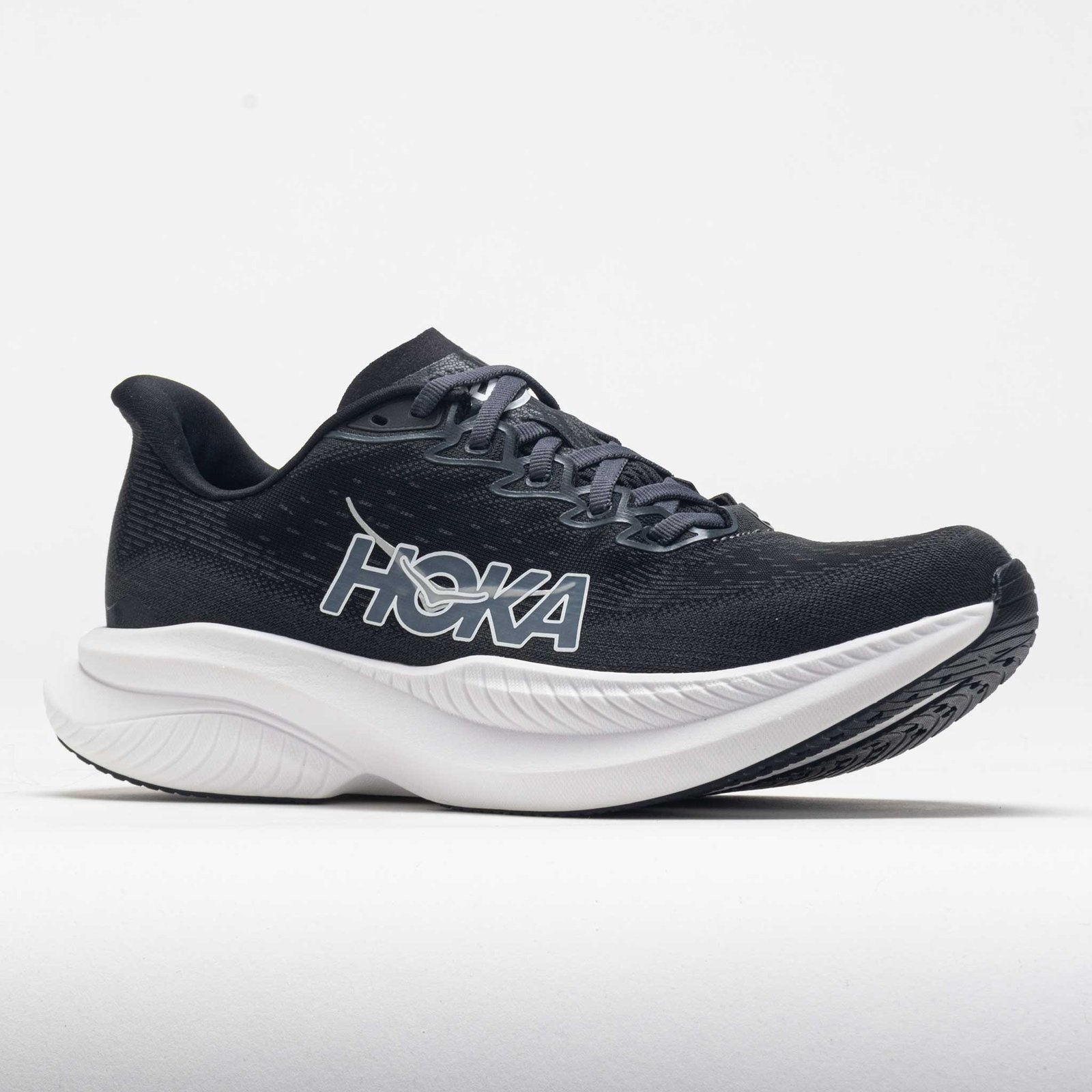 HOKA Mach 6 Mens Black/White - Image 5
