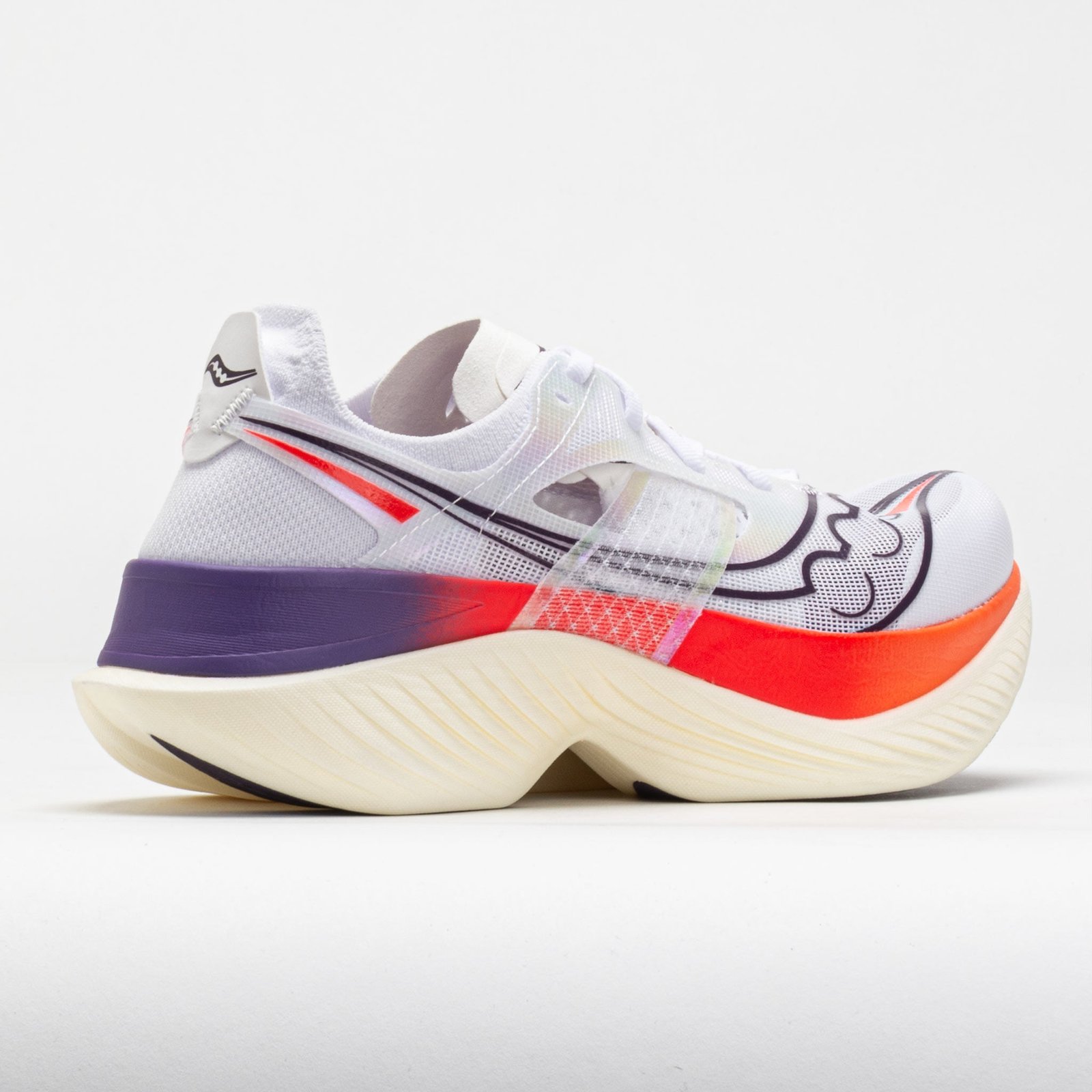 Saucony Endorphin Elite Womens White/ViZiRed - Image 6