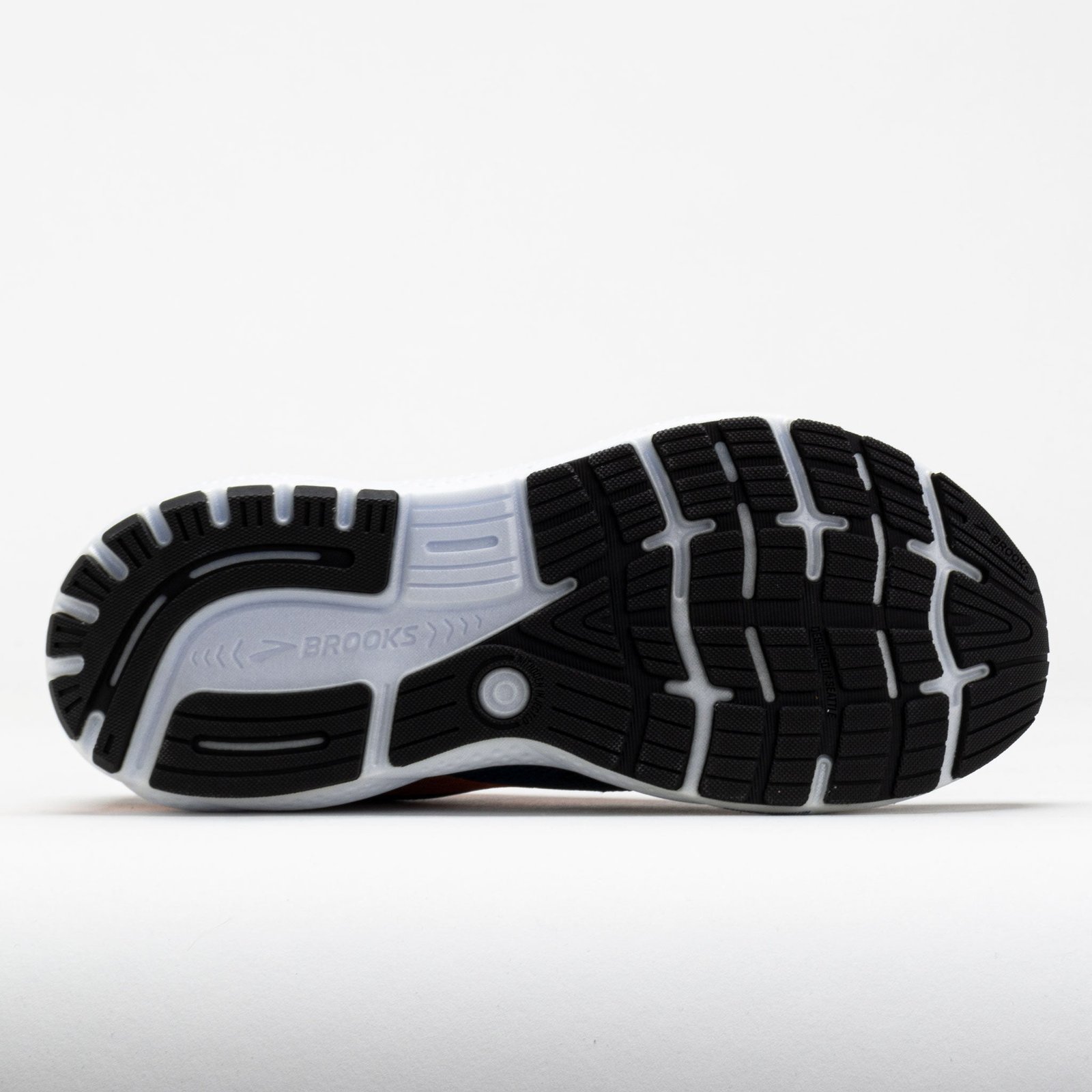 Brooks Ghost 16 Mens Blue Opal/Black/Nasturtium - Image 4