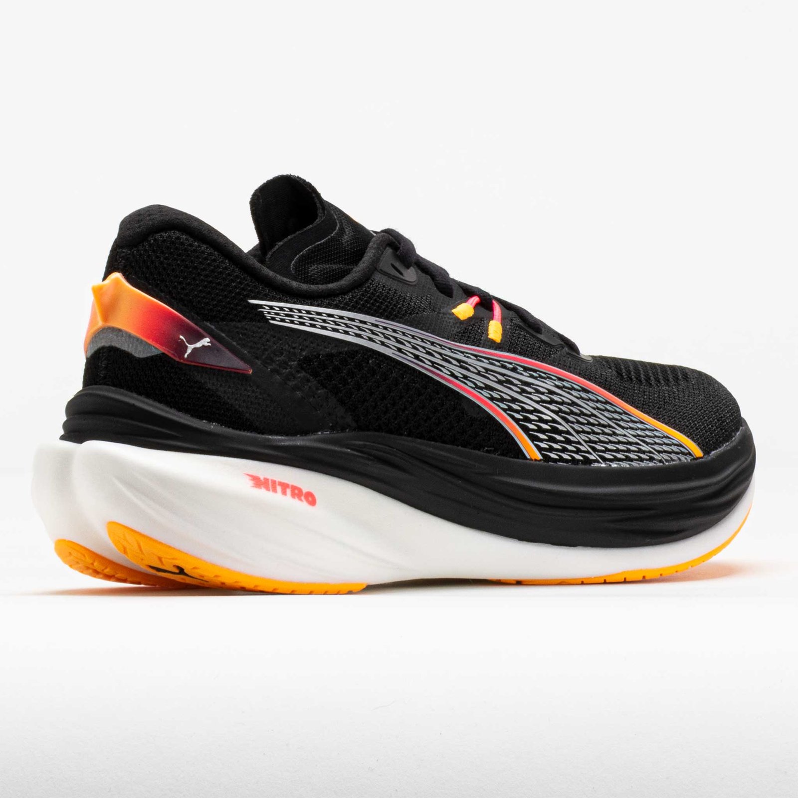 Puma Deviate NITRO 3 Womens Puma Black/Sunset Glow - Image 6