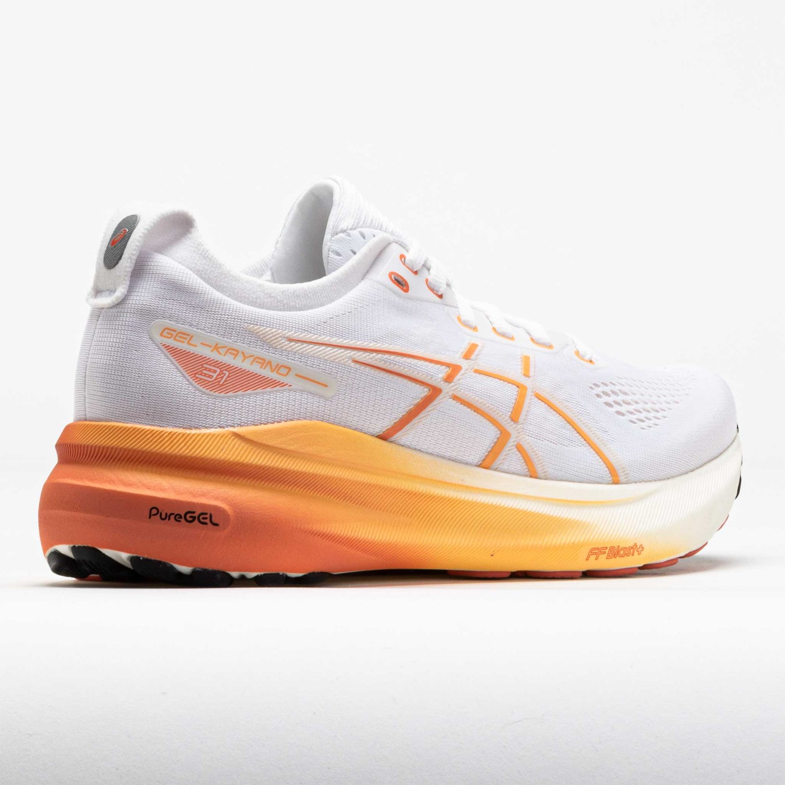 ASICS GEL-Kayano 31 Womens White/Faded Orange - Image 6