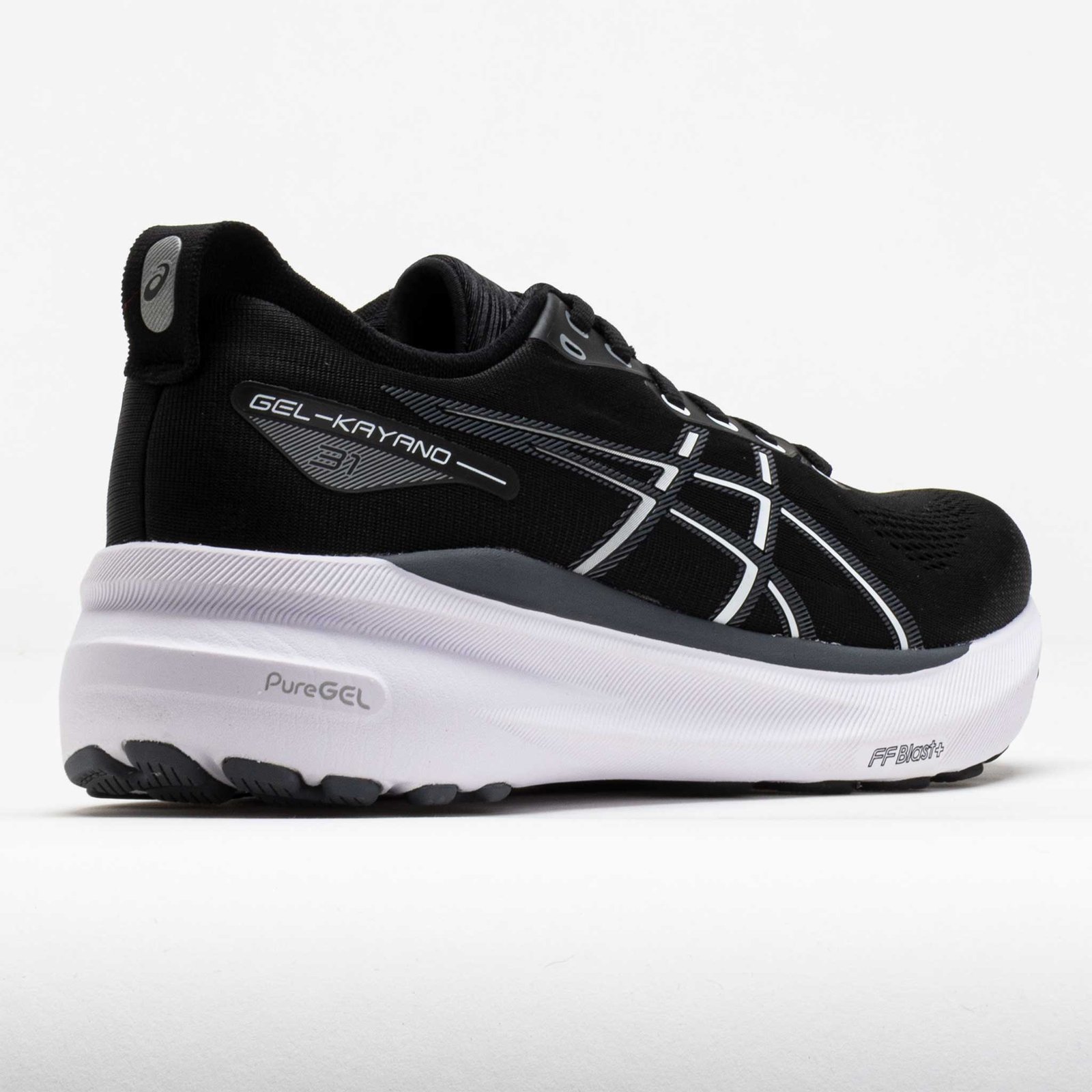 ASICS GEL-Kayano 31 Mens Black/White - Image 6