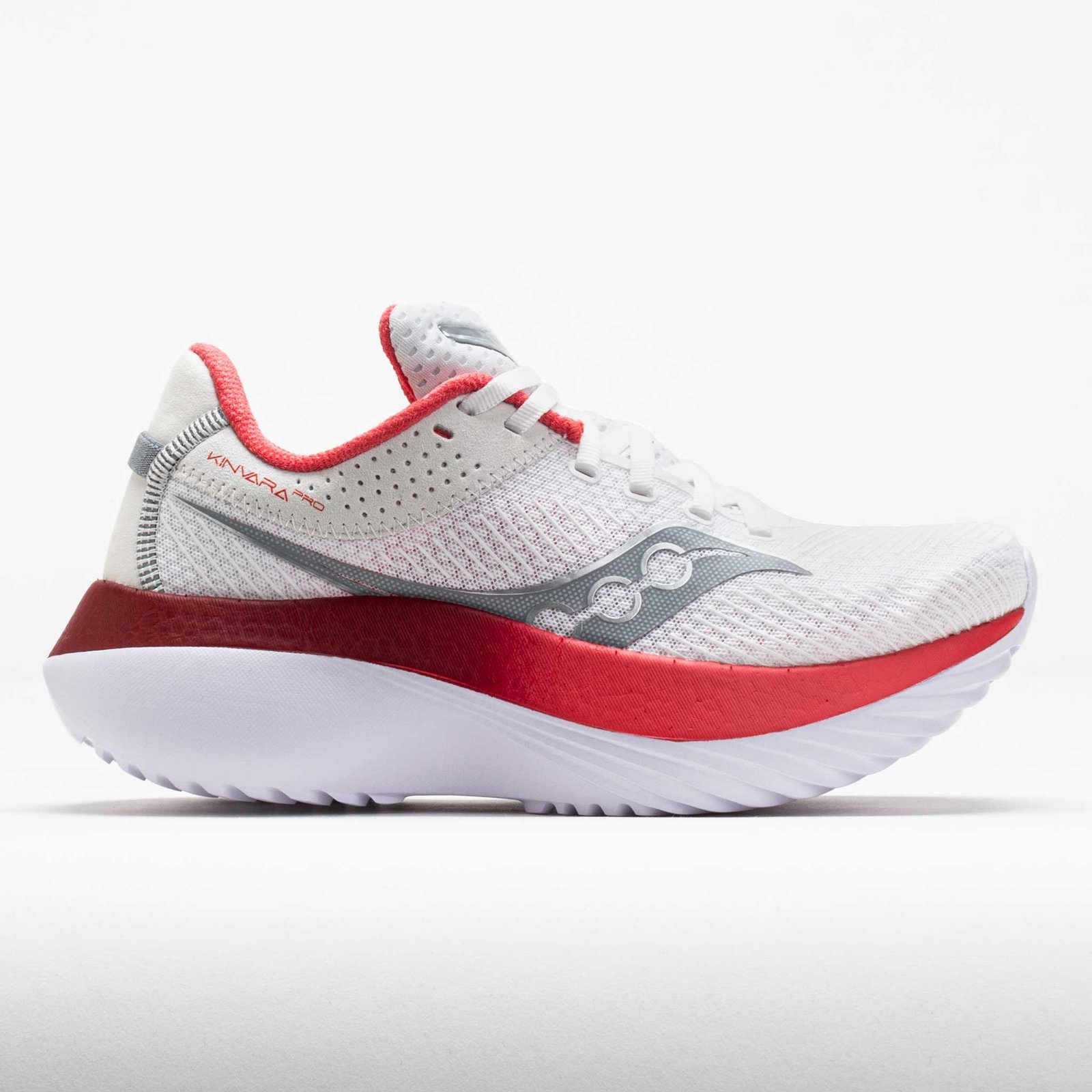 Saucony Kinvara Pro Womens White/Cayenne