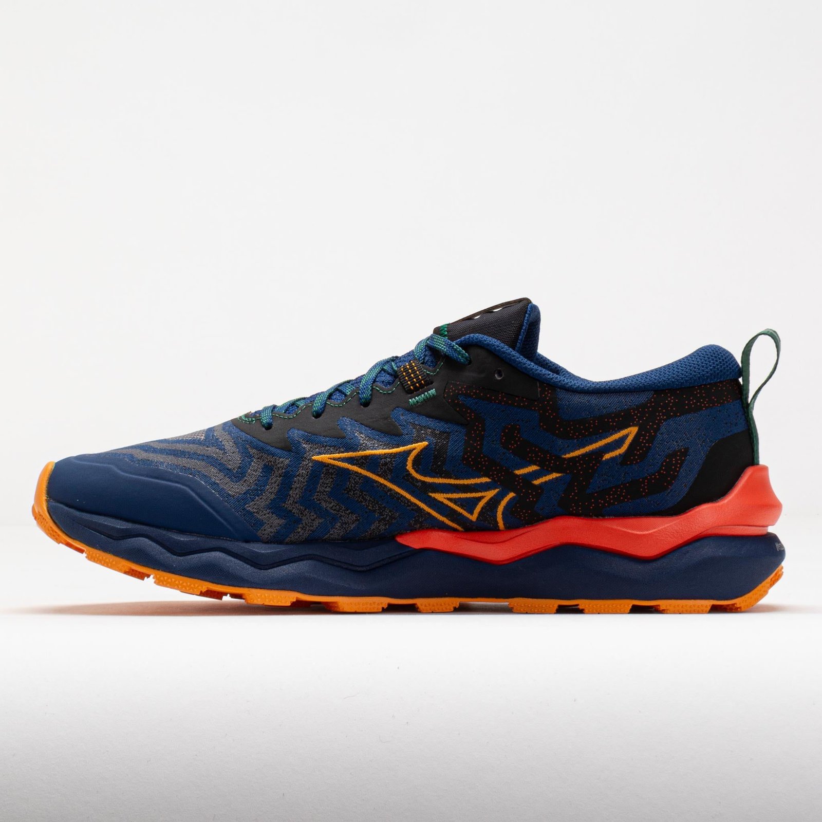 Mizuno Wave Daichi 8 Mens Estate Blue/Apricot - Image 2
