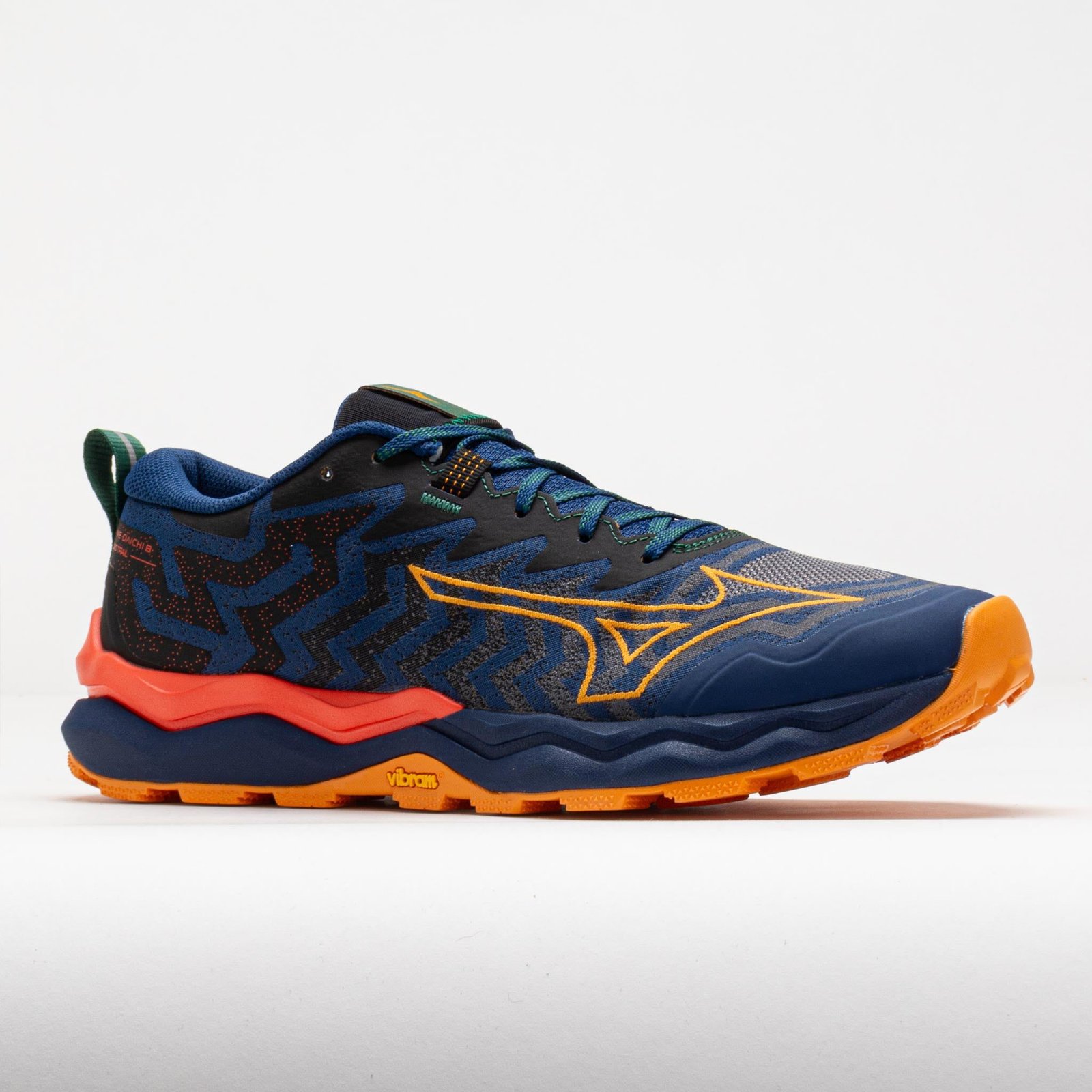 Mizuno Wave Daichi 8 Mens Estate Blue/Apricot - Image 5