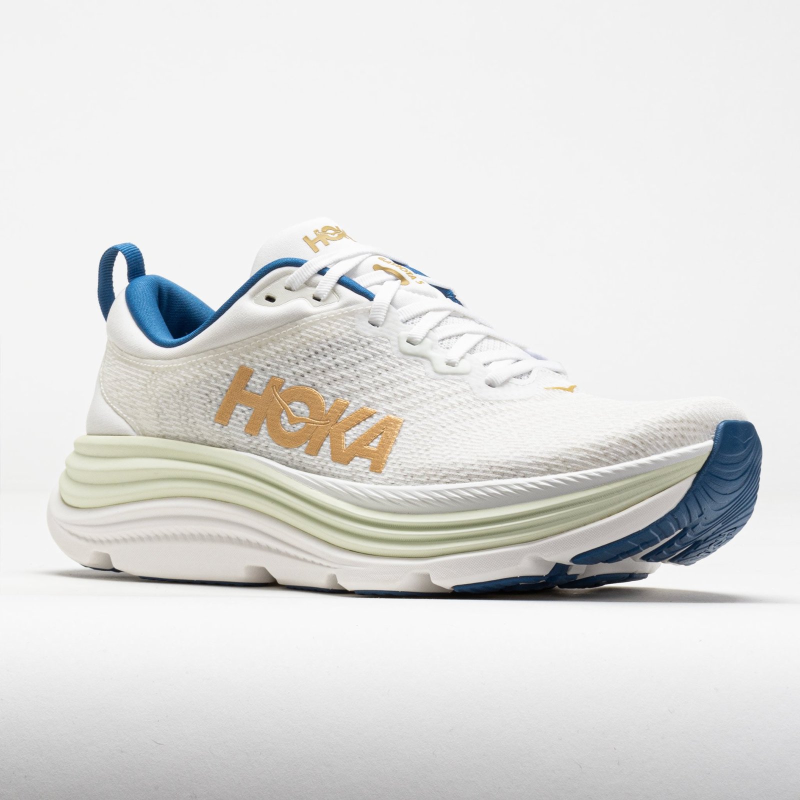 HOKA Gaviota 5 Mens Frost/Gold - Image 5