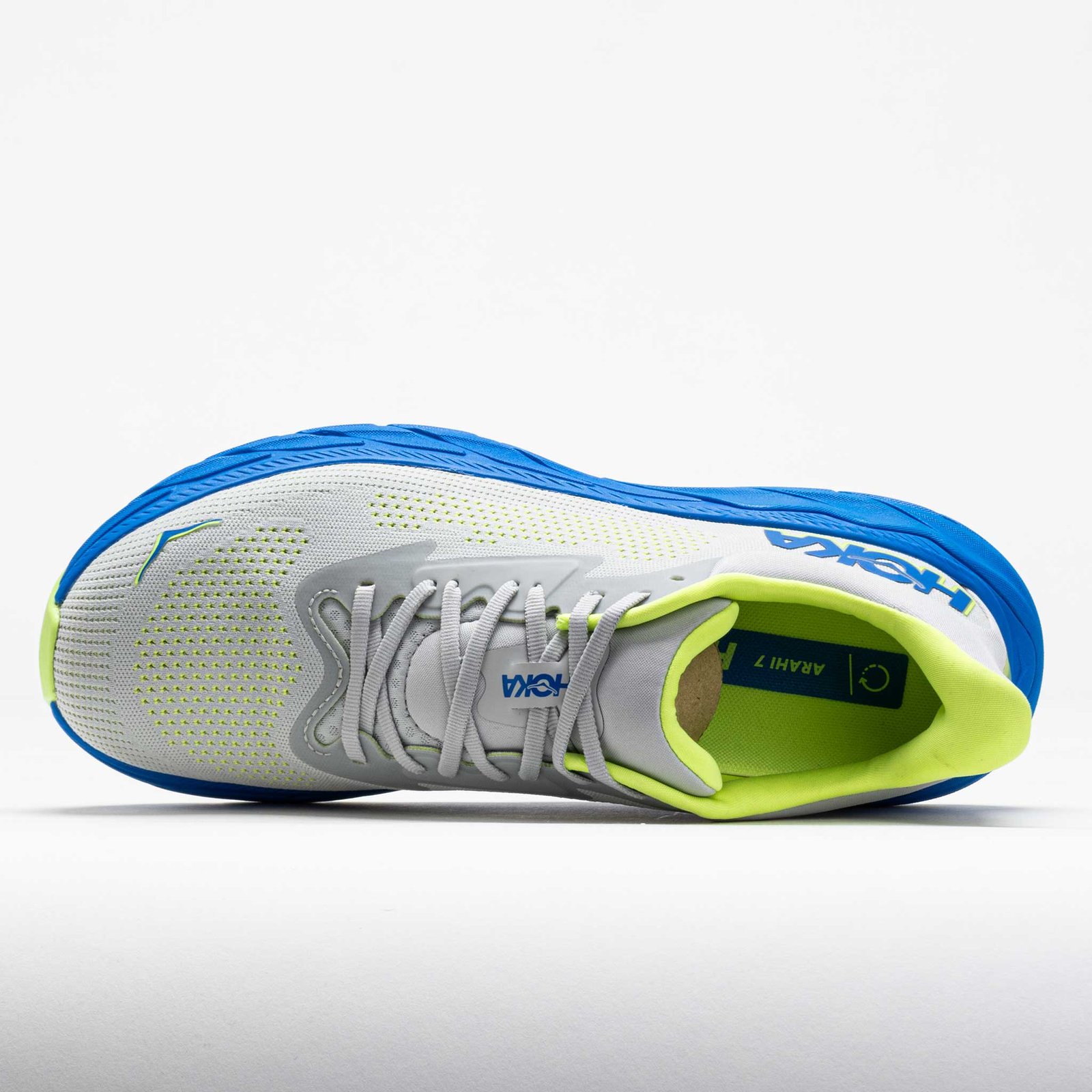 HOKA Arahi 7 Mens Stardust/Electric Cobalt - Image 3