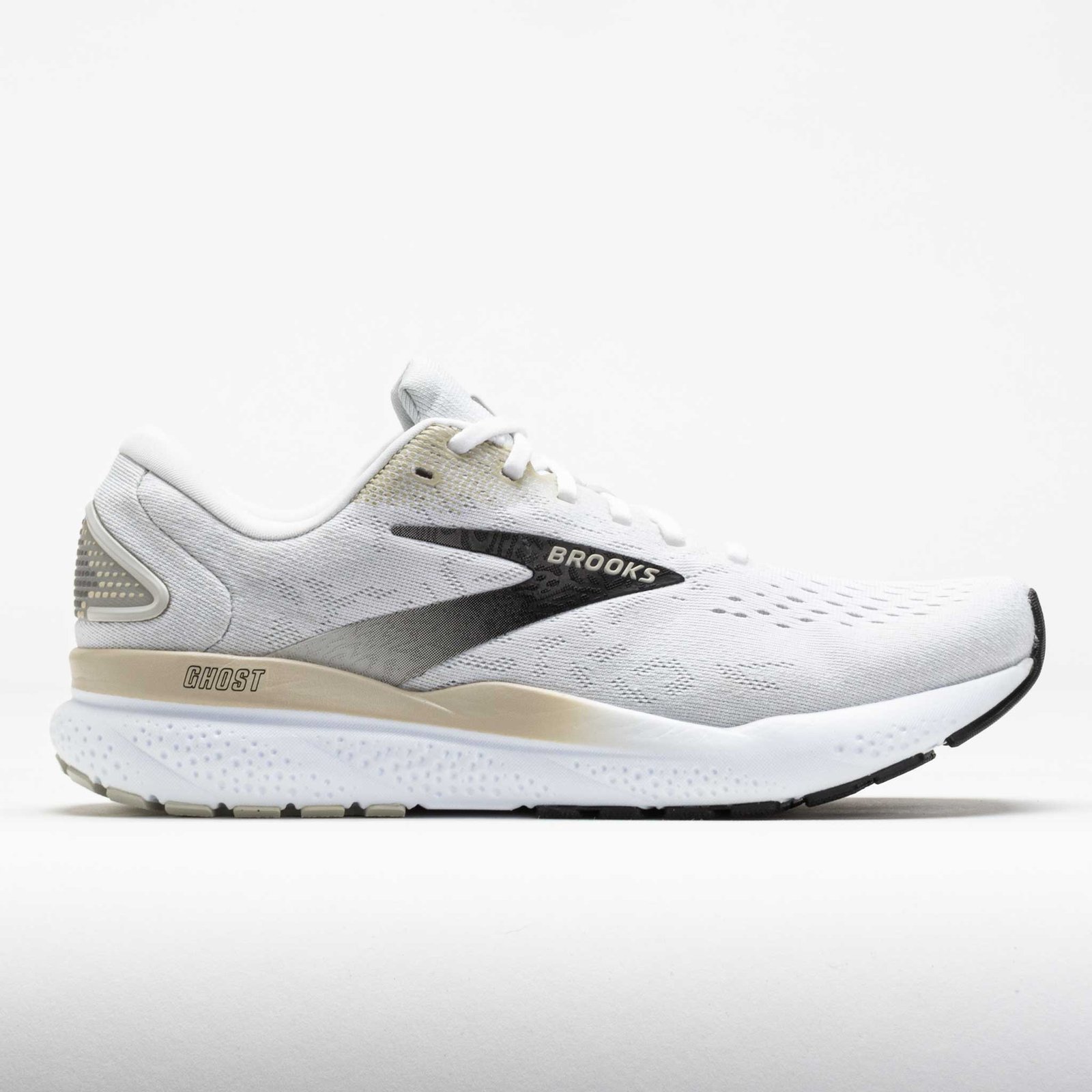 Brooks Ghost 16 Mens White/Cream/Pink