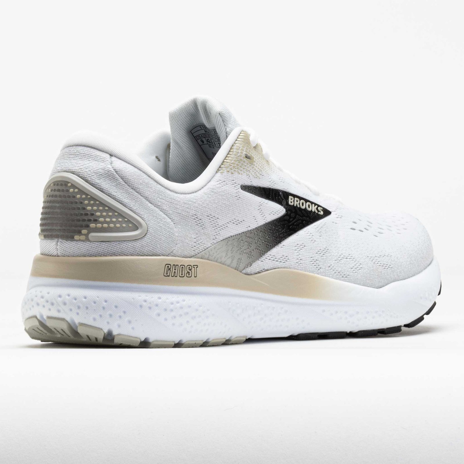 Brooks Ghost 16 Mens White/Cream/Pink - Image 6