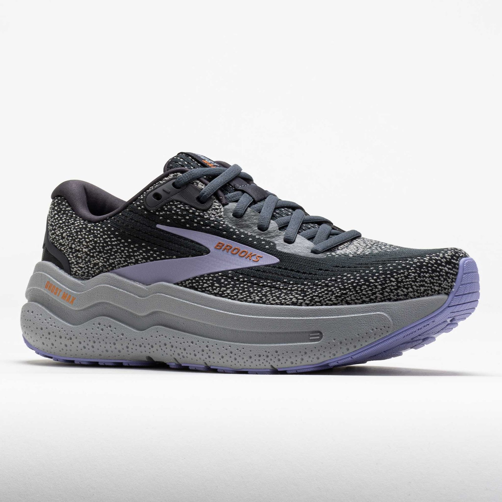 Brooks Ghost Max 2 Womens Ebony/Sweet Lavender/Alloy - Image 5