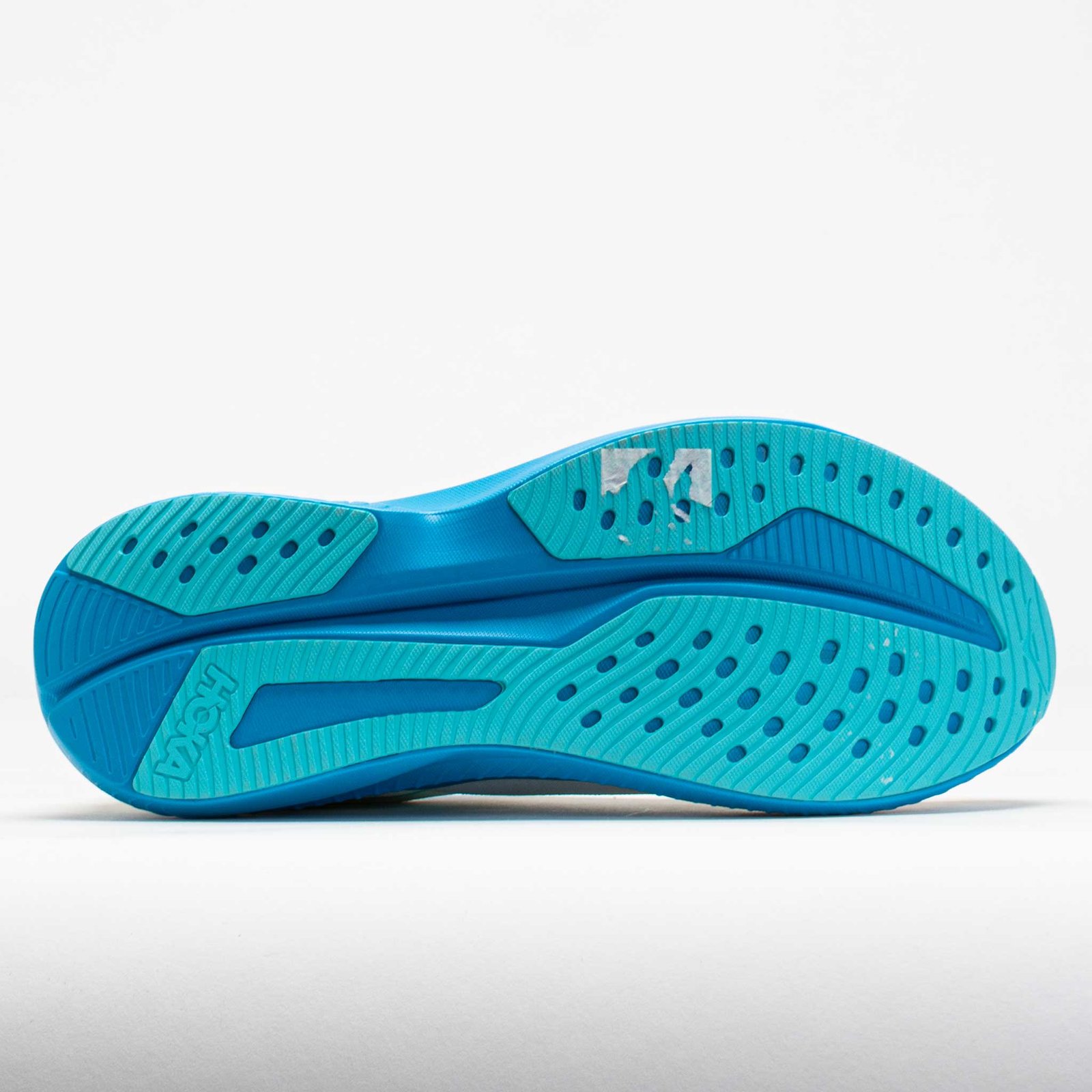 HOKA Mach 6 Mens White/Skyward Blue - Image 4