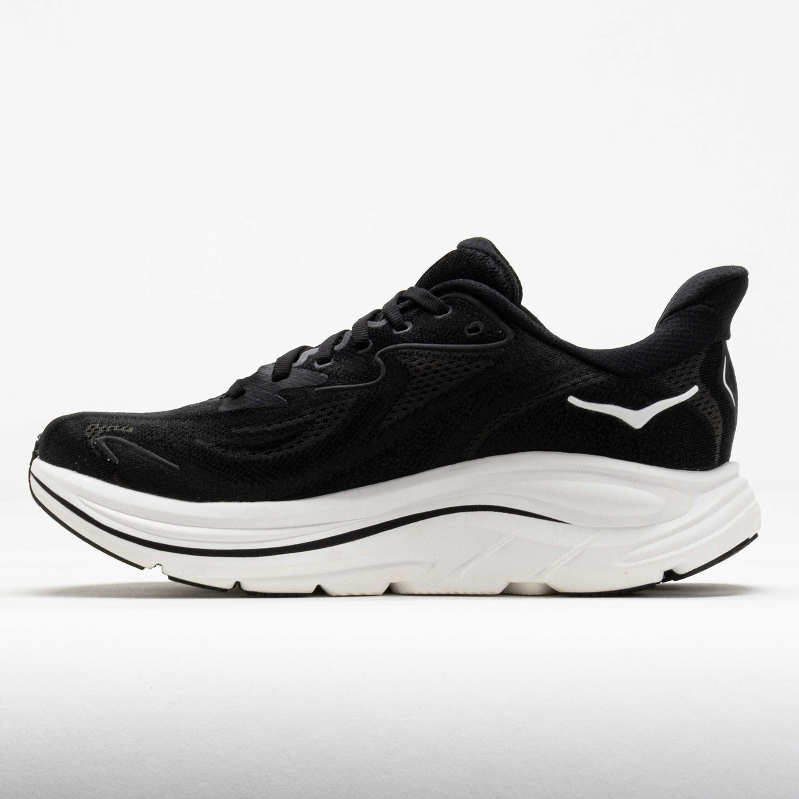 HOKA Clifton 10 Womens Black/White - Image 2