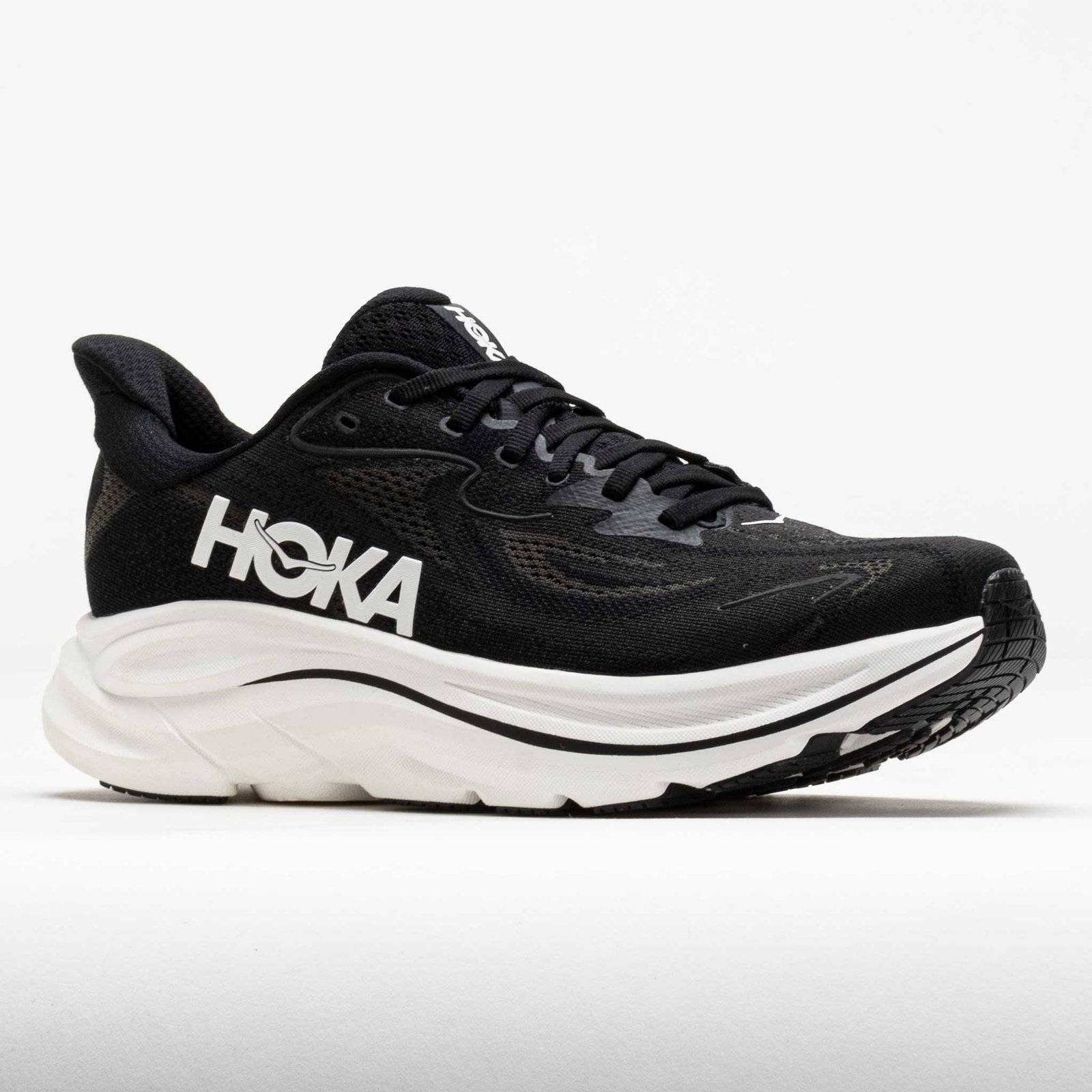 HOKA Clifton 10 Womens Black/White - Image 5