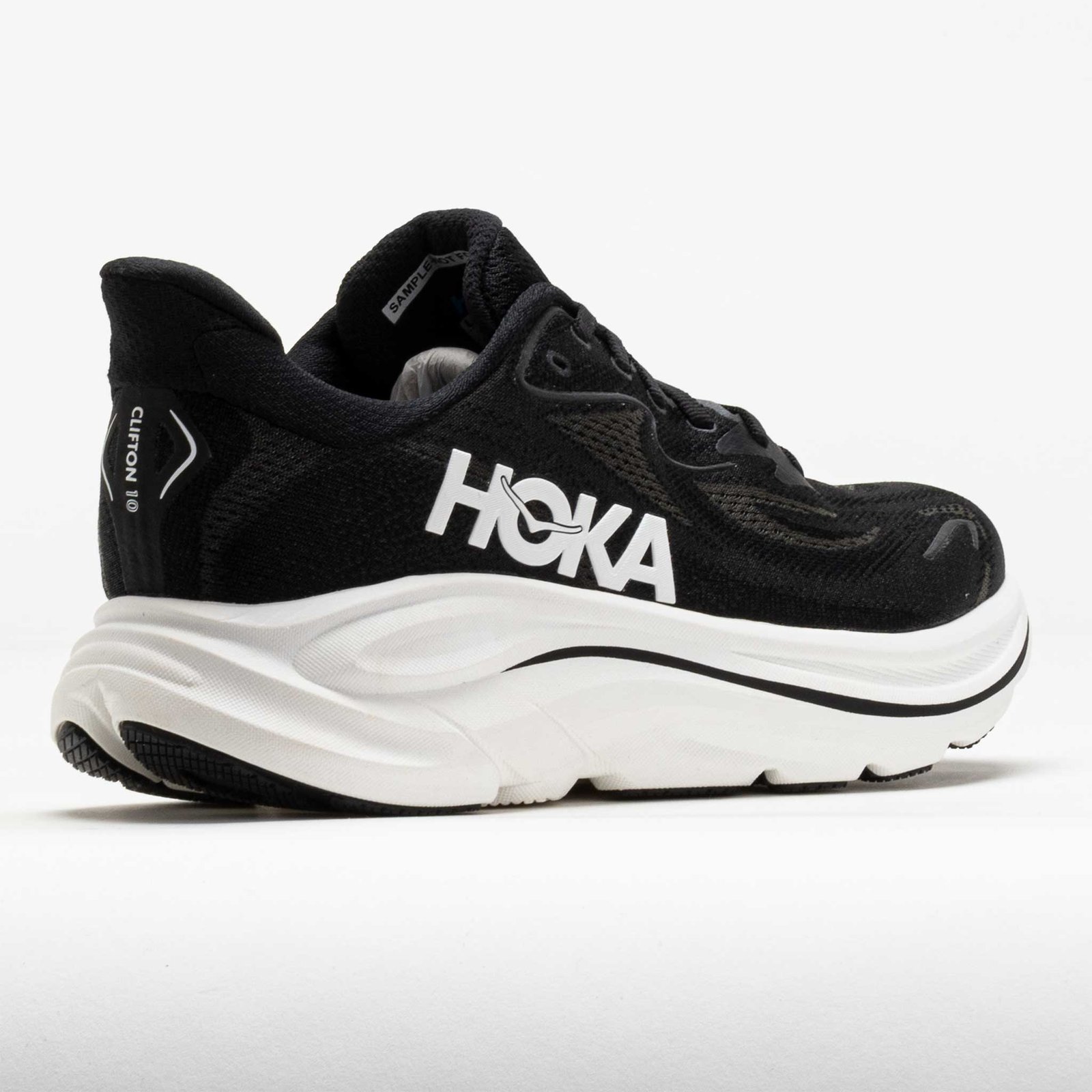 HOKA Clifton 10 Womens Black/White - Image 6