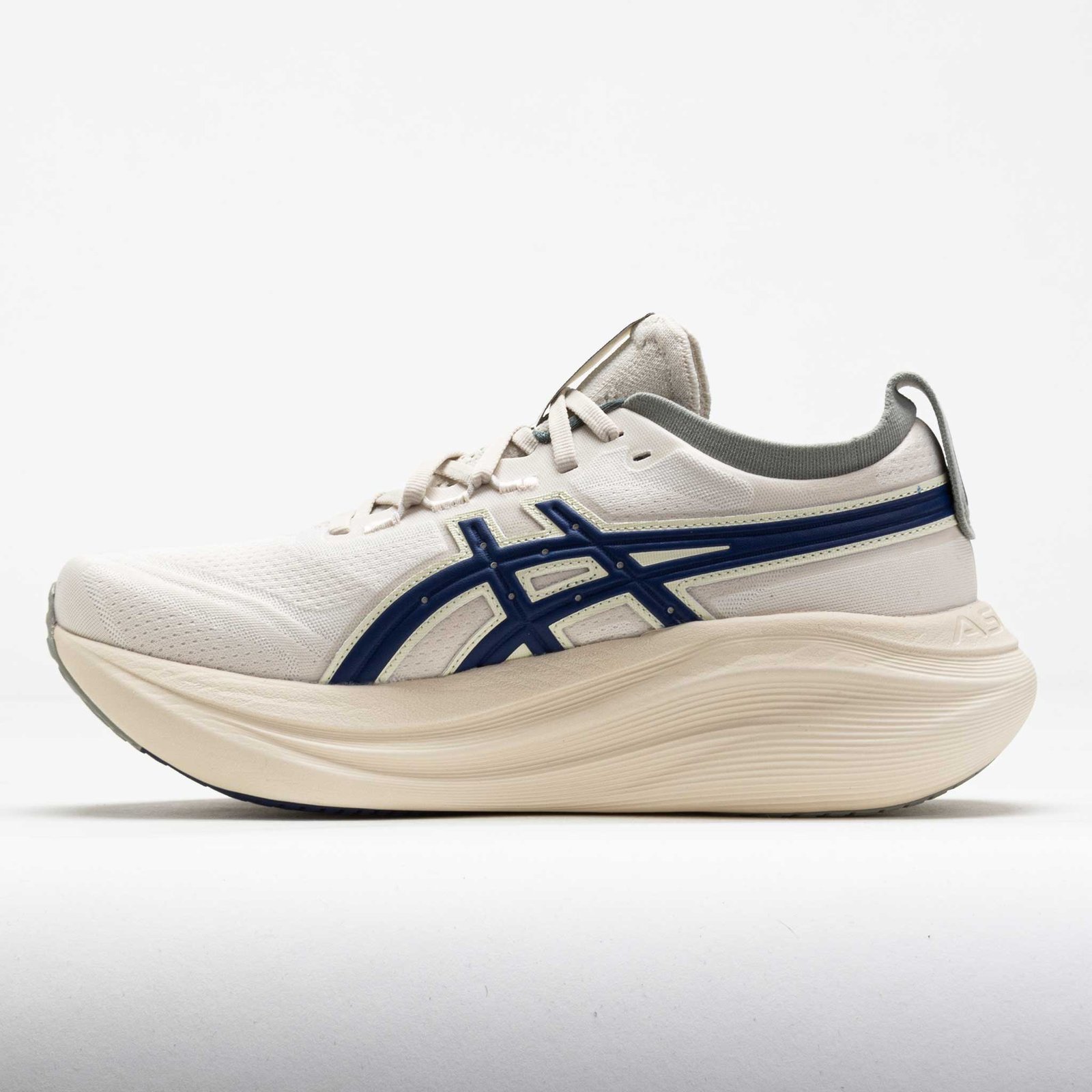 ASICS GEL-Nimbus 27 ASICS Track Club Womens Birch/Indigo Blue - Image 2