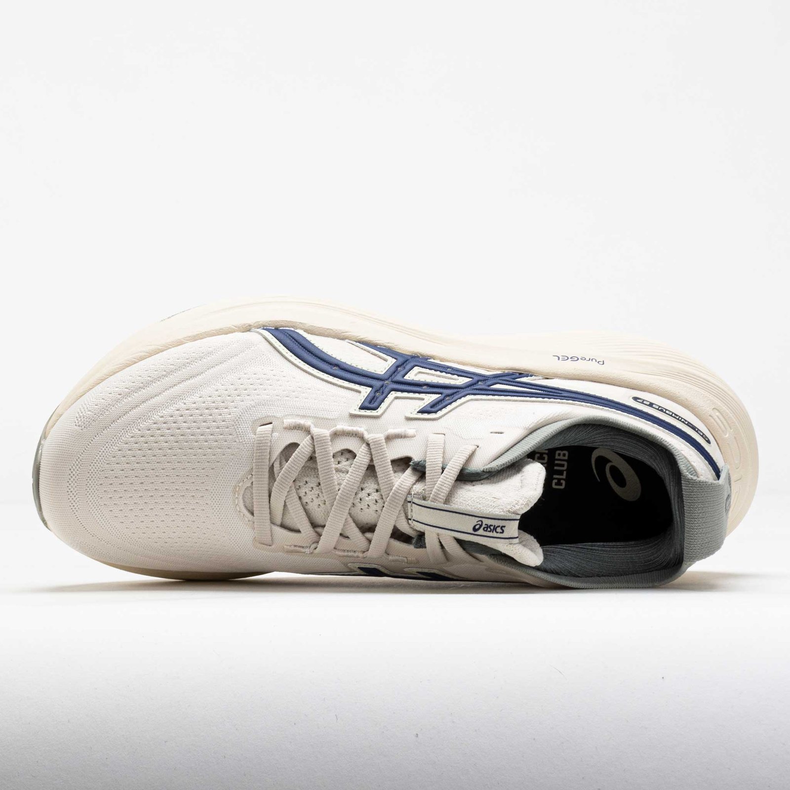 ASICS GEL-Nimbus 27 ASICS Track Club Womens Birch/Indigo Blue - Image 3