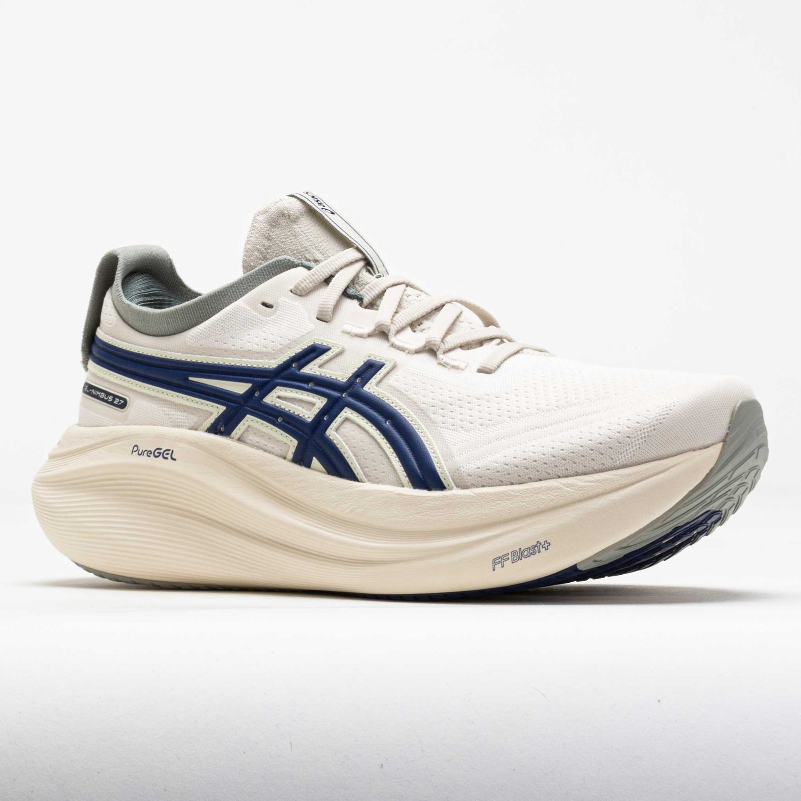 ASICS GEL-Nimbus 27 ASICS Track Club Womens Birch/Indigo Blue - Image 5