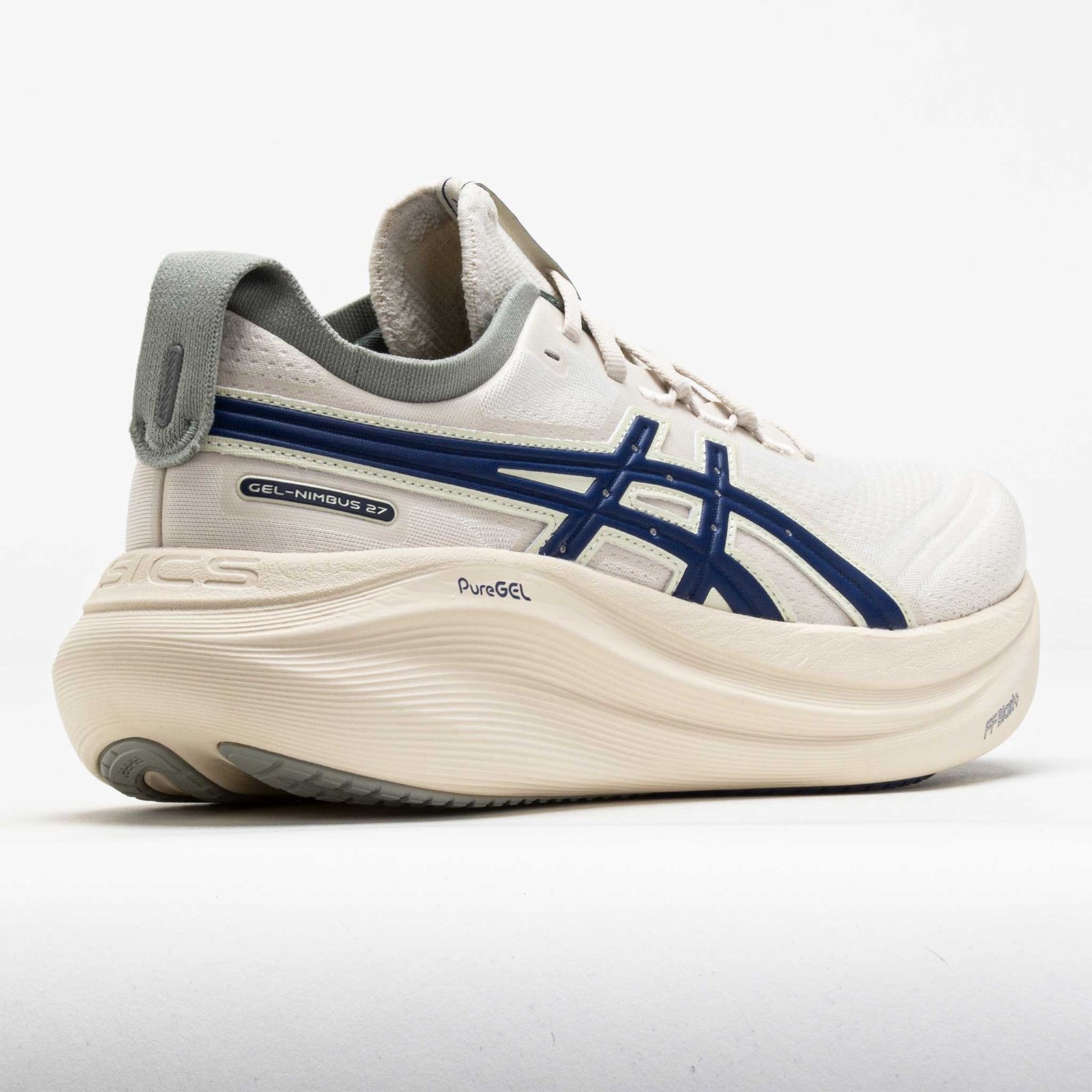 ASICS GEL-Nimbus 27 ASICS Track Club Womens Birch/Indigo Blue - Image 6