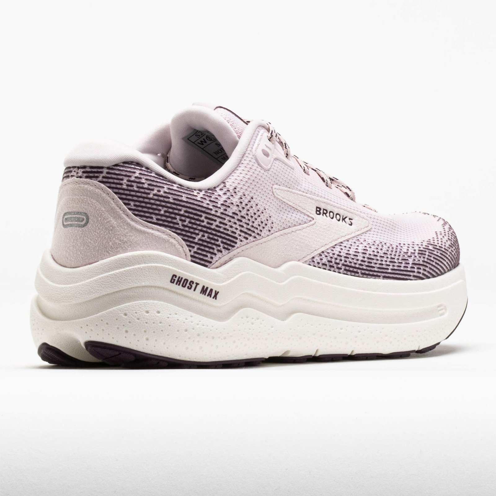 Brooks Ghost Max 2 Womens Orchid Ice/Plum/Coconut - Image 6