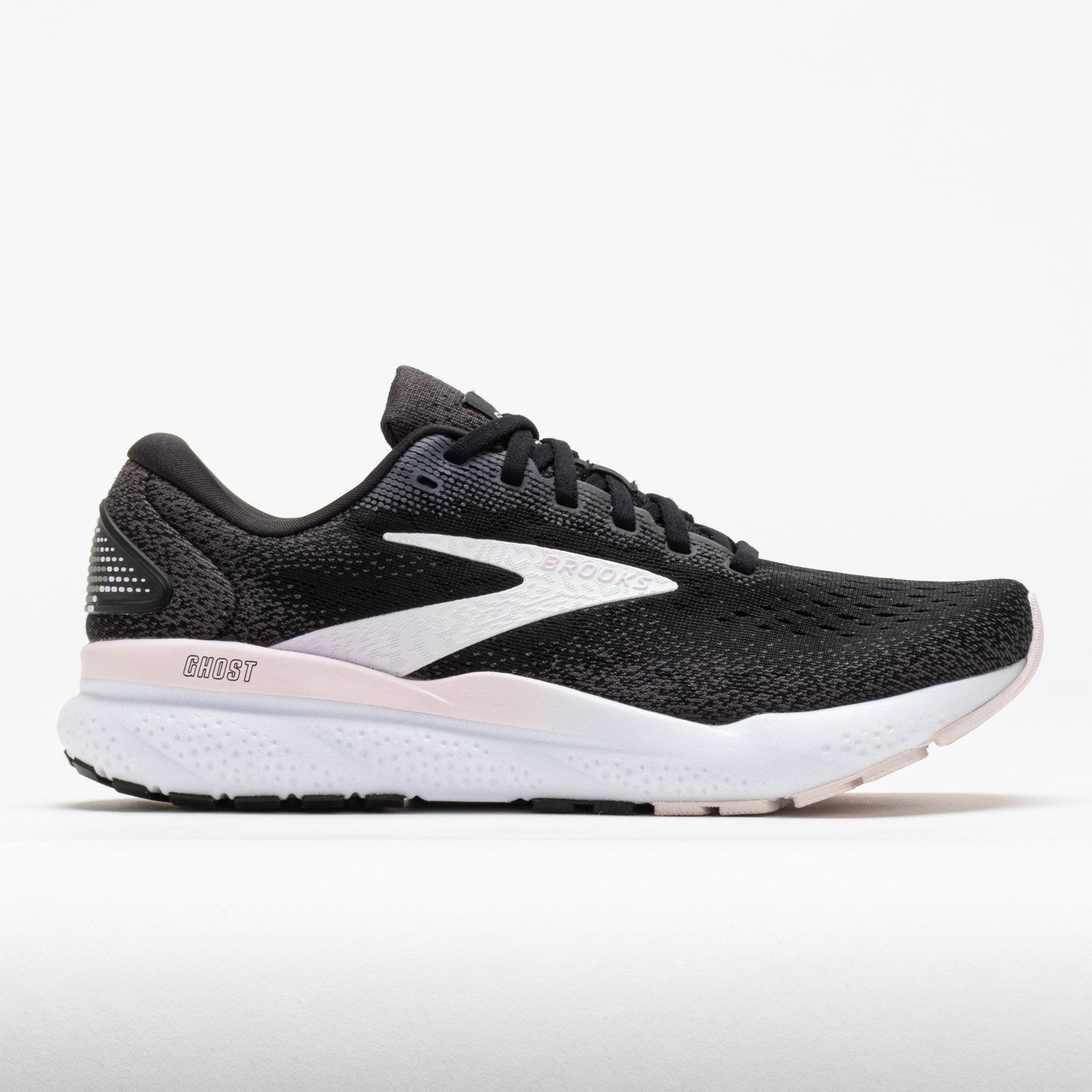 Brooks Ghost 16 Womens Black/White/Orchid Ice