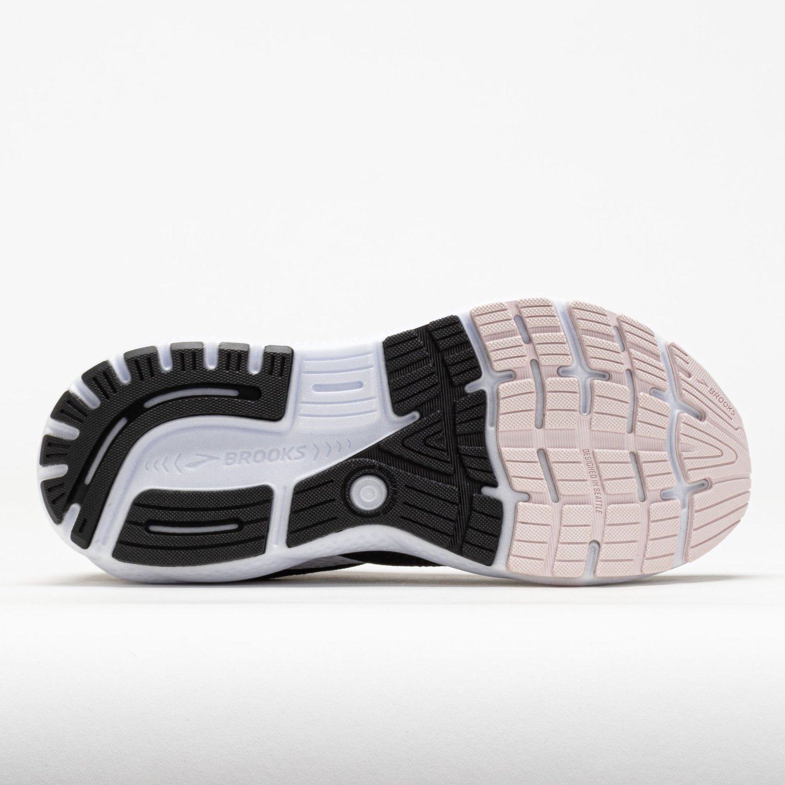 Brooks Ghost 16 Womens Black/White/Orchid Ice - Image 4