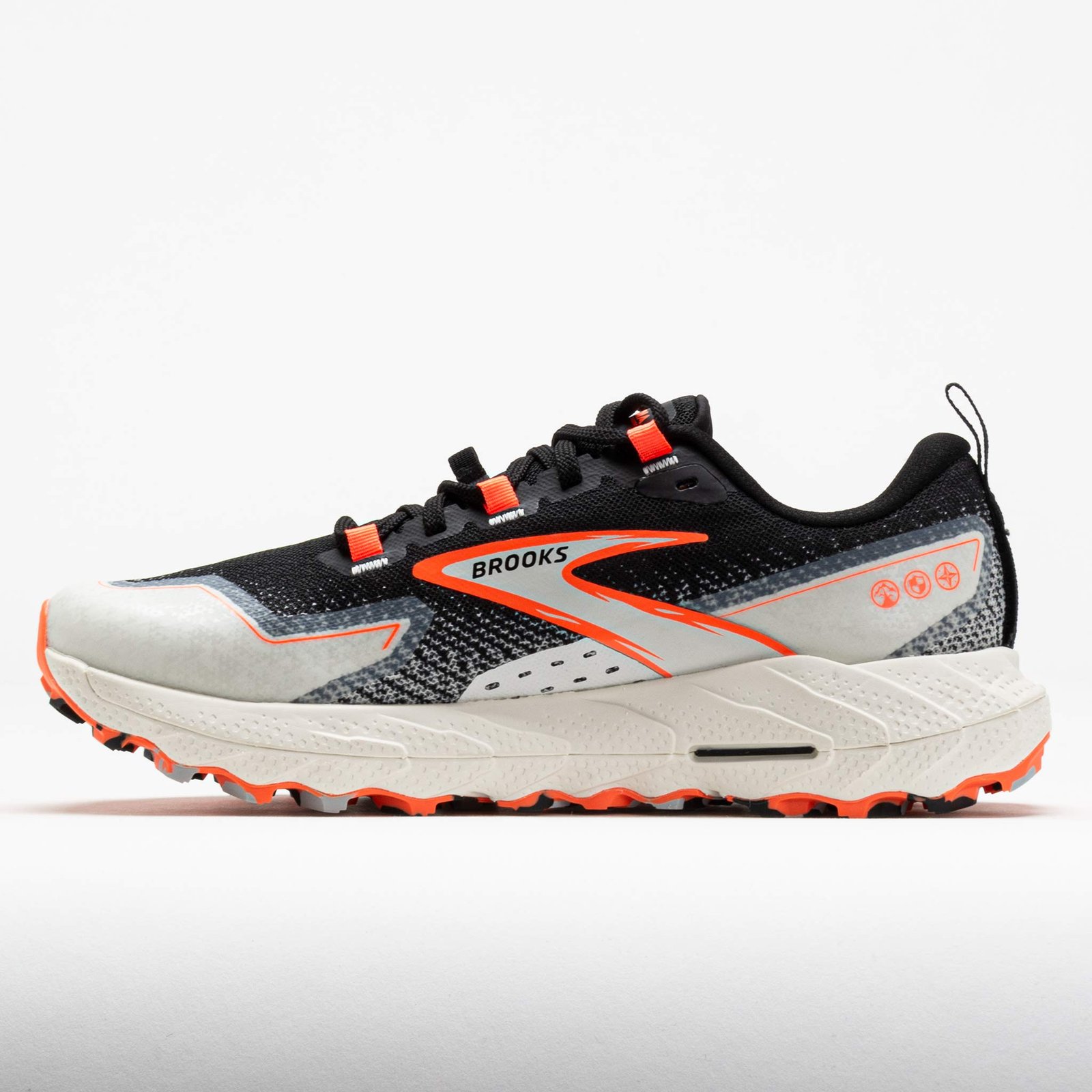 Brooks Cascadia 18 Womens Black/Blue Wash/Flame - Image 2