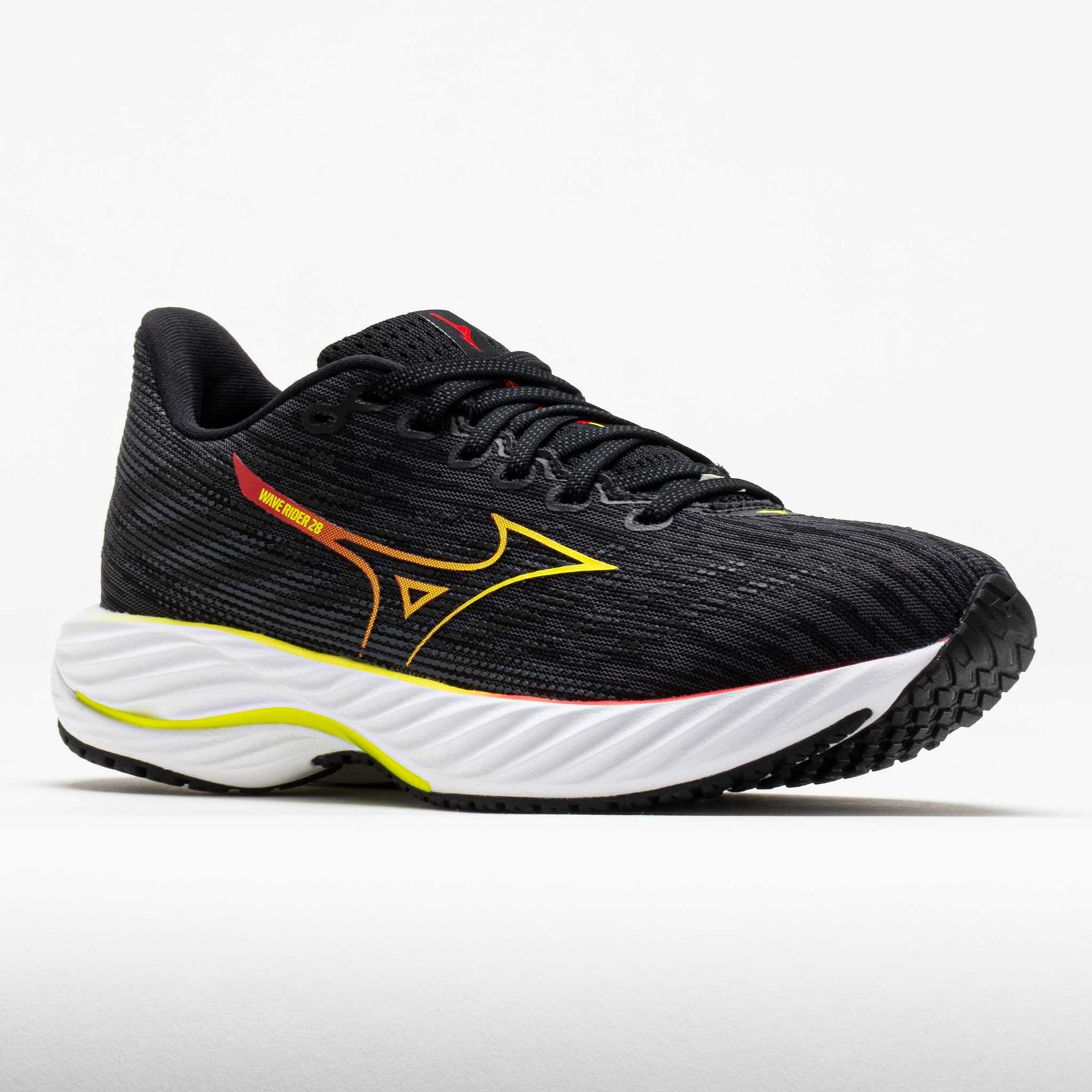Mizuno Wave Rider 28 Womens Black/Evening Primrose - Image 5
