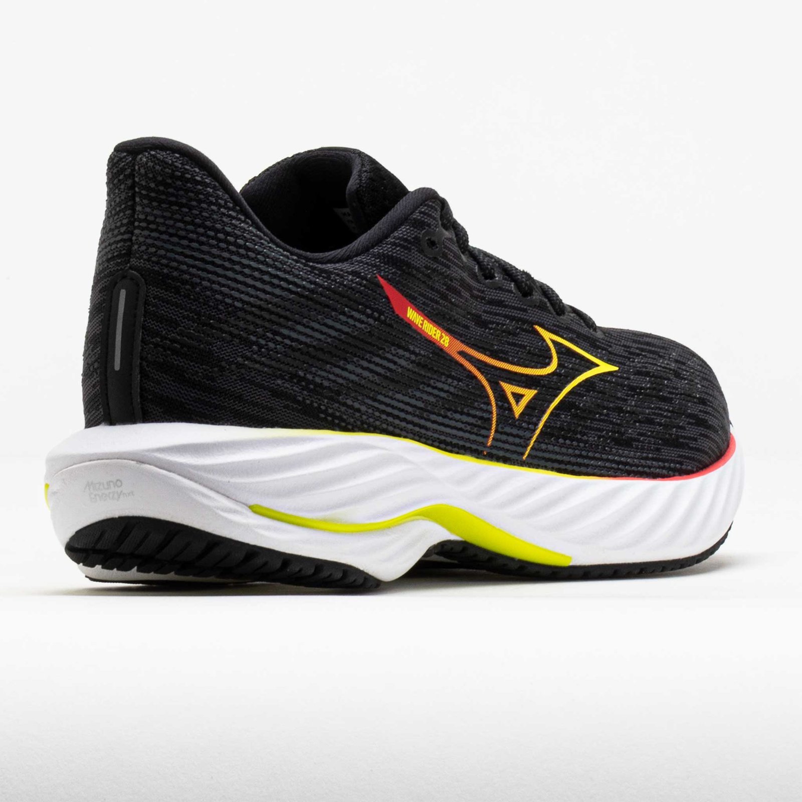 Mizuno Wave Rider 28 Womens Black/Evening Primrose - Image 6