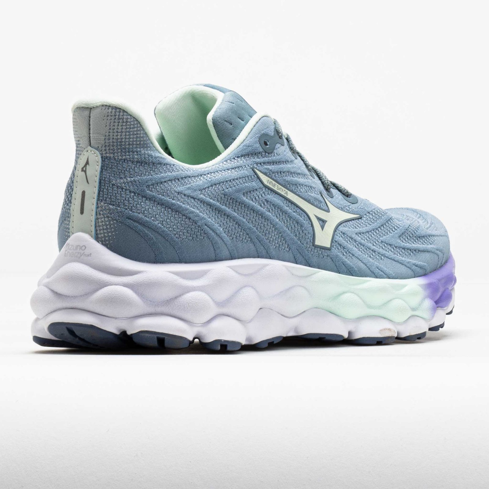 Mizuno Wave Sky 8 Womens Citadel/Hint of Mint - Image 6
