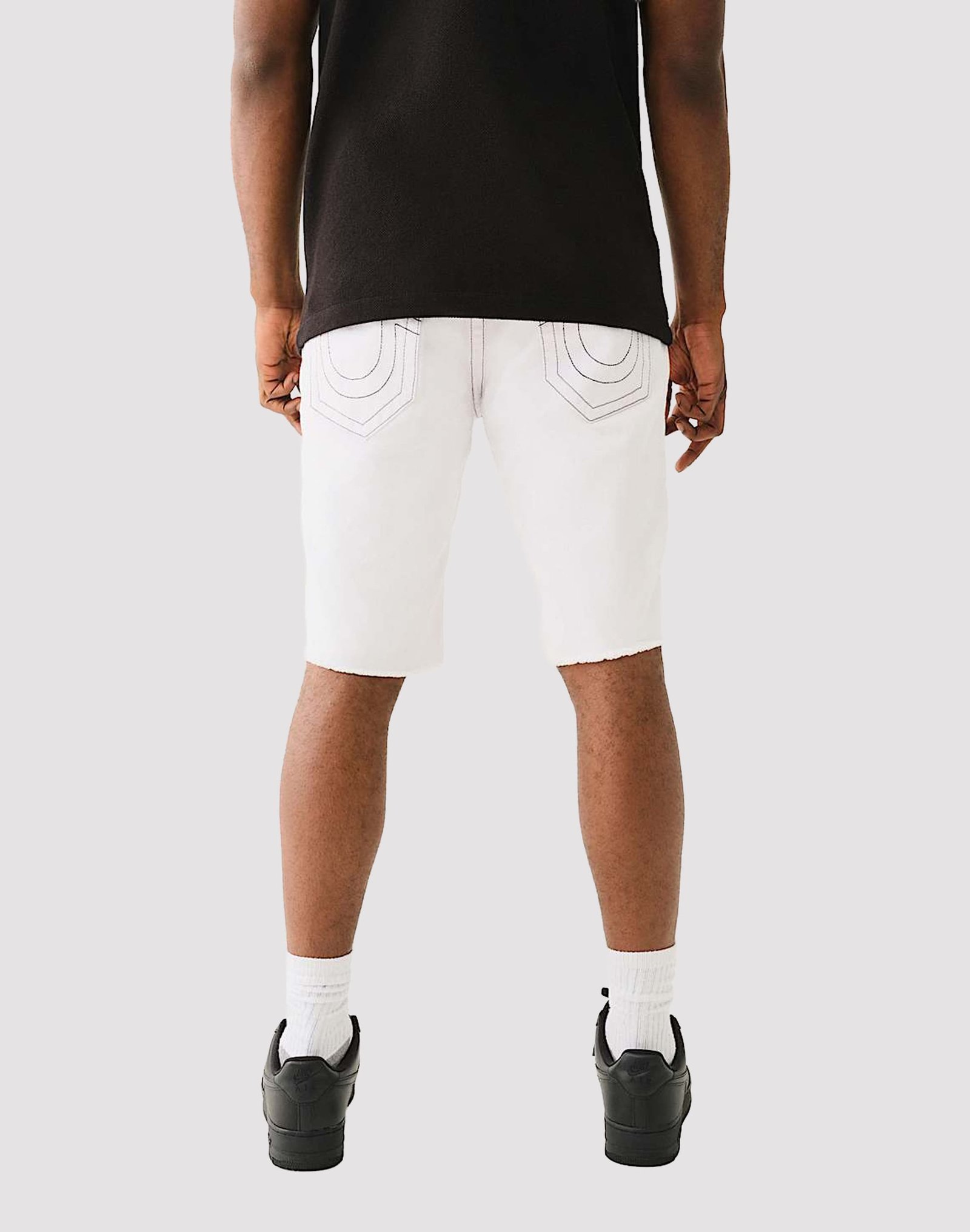 True Religion Ricky Frayed Flap Shorts - Image 4