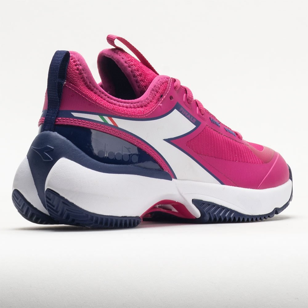 Diadora Finale Clay Womens Pink Yarrow/White/Blueprint - Image 6