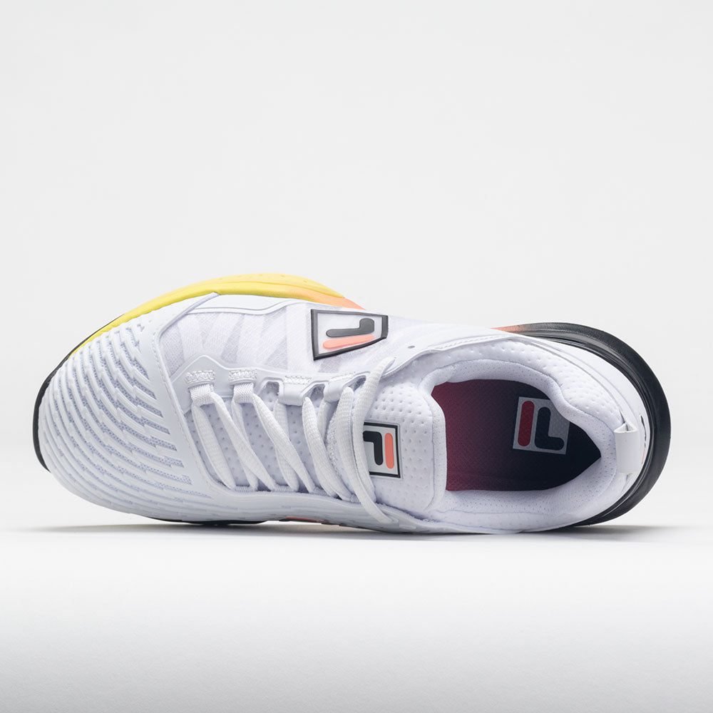 Fila Speedserve Energized Womens White/Peach Pink/Black - Image 3