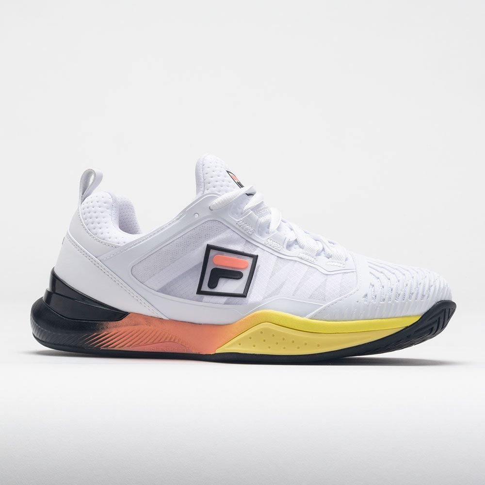 Fila Speedserve Energized Womens White/Peach Pink/Black - Image 5