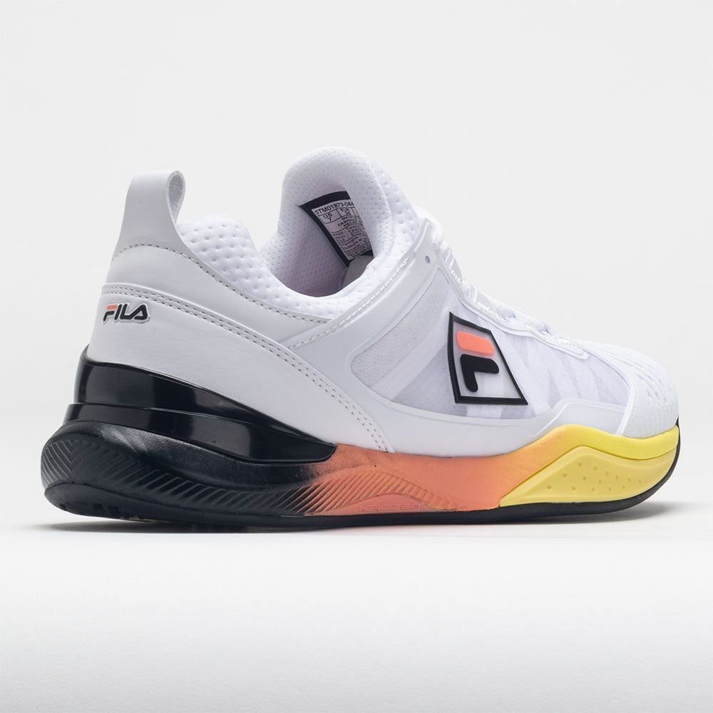 Fila Speedserve Energized Womens White/Peach Pink/Black - Image 6