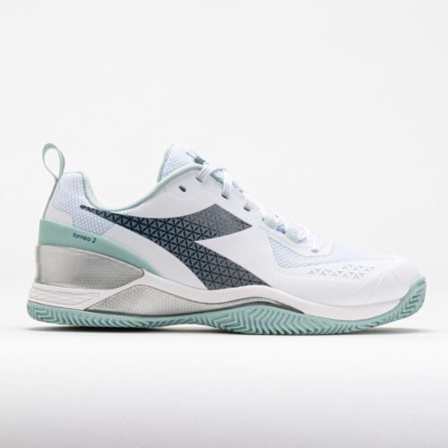 Diadora Blushield Torneo 2 Clay Womens White/Legion Blue/Surf Spray
