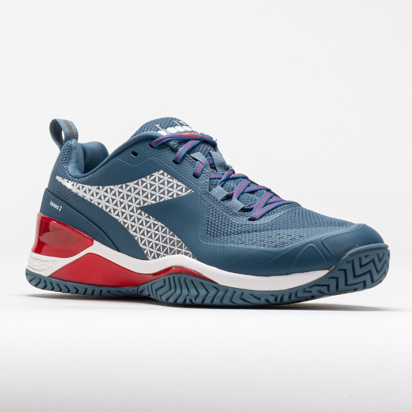 Diadora Blushield Torneo 2 AG Mens Oceanview/White/Salsa - Image 5