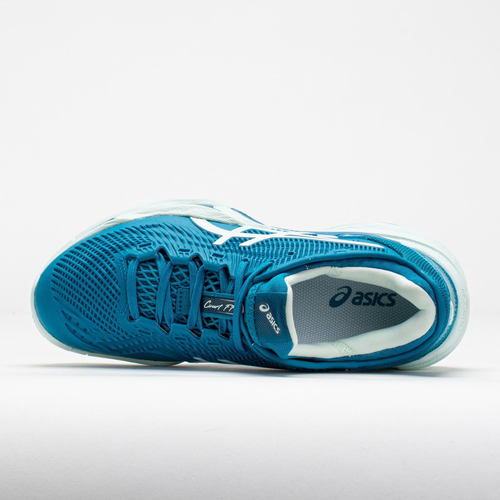 ASICS Court FF 3 Womens Teal Blue/White - Image 3