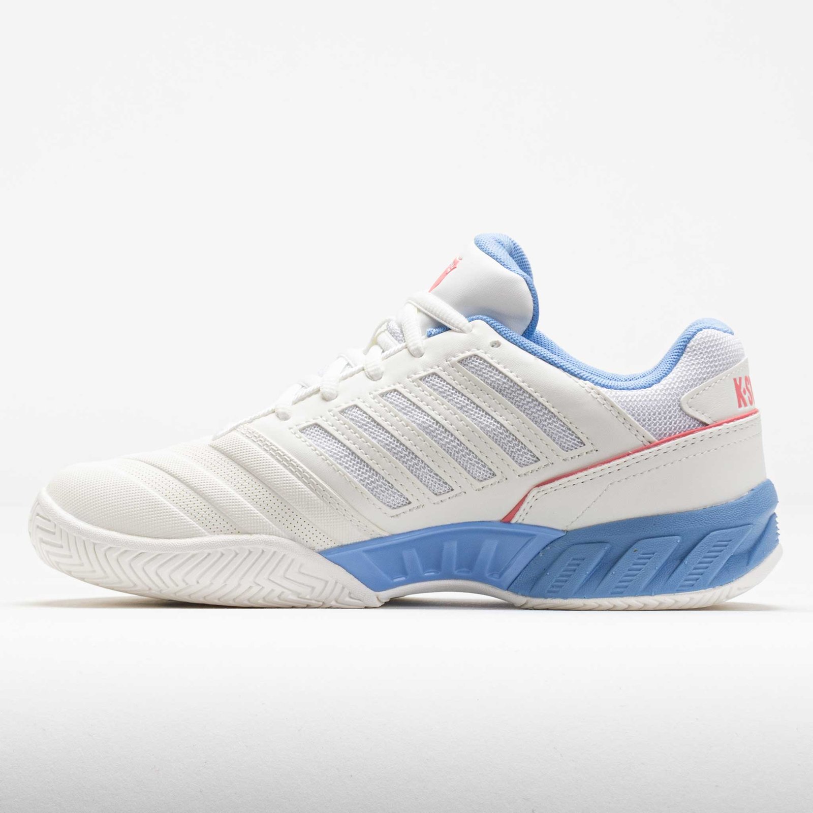 K-Swiss Bigshot Light 4 Womens Bright White/Open Air/Strawberry Ice - Image 2