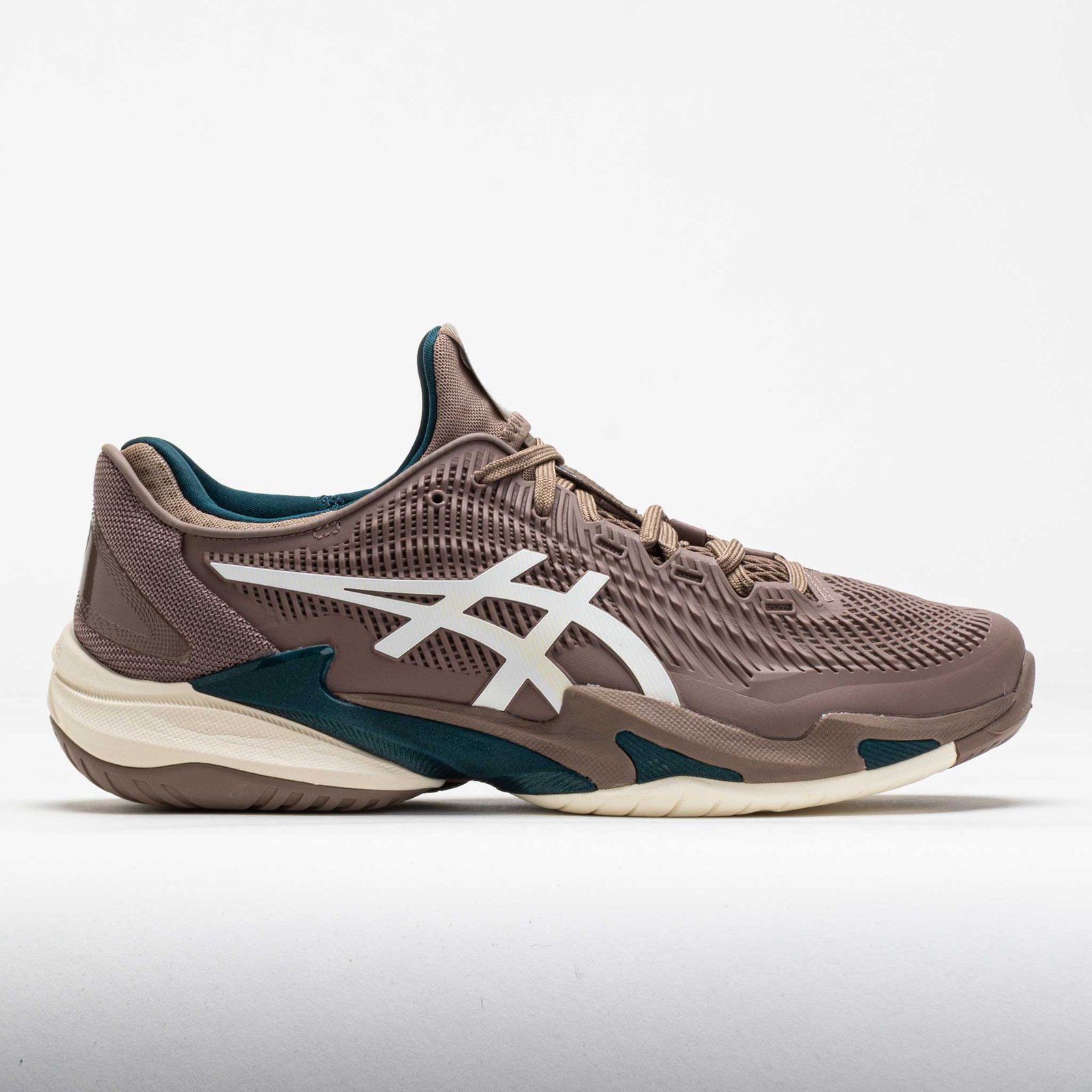 ASICS Court FF 3 Mens Taupe Grey/White