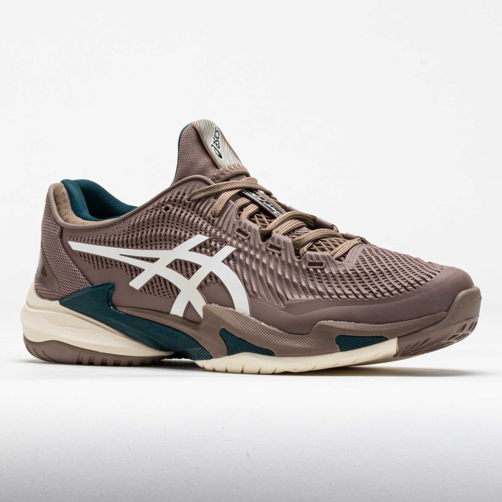 ASICS Court FF 3 Mens Taupe Grey/White - Image 5