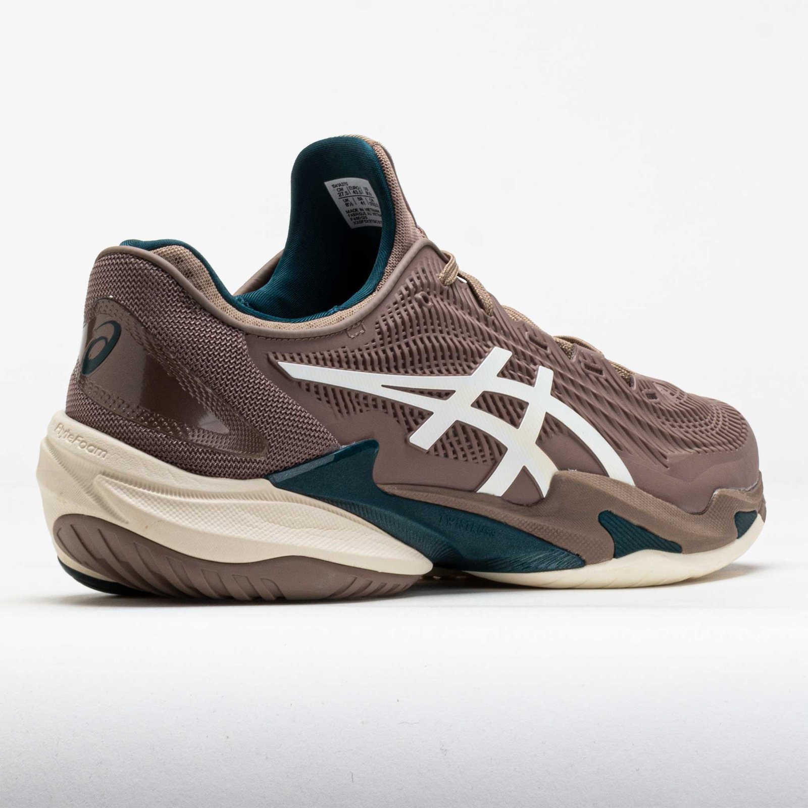 ASICS Court FF 3 Mens Taupe Grey/White - Image 6