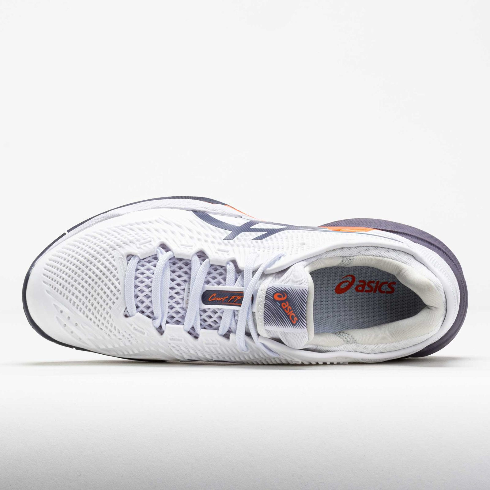 ASICS Court FF 3 Mens White/Greyish Purple - Image 3