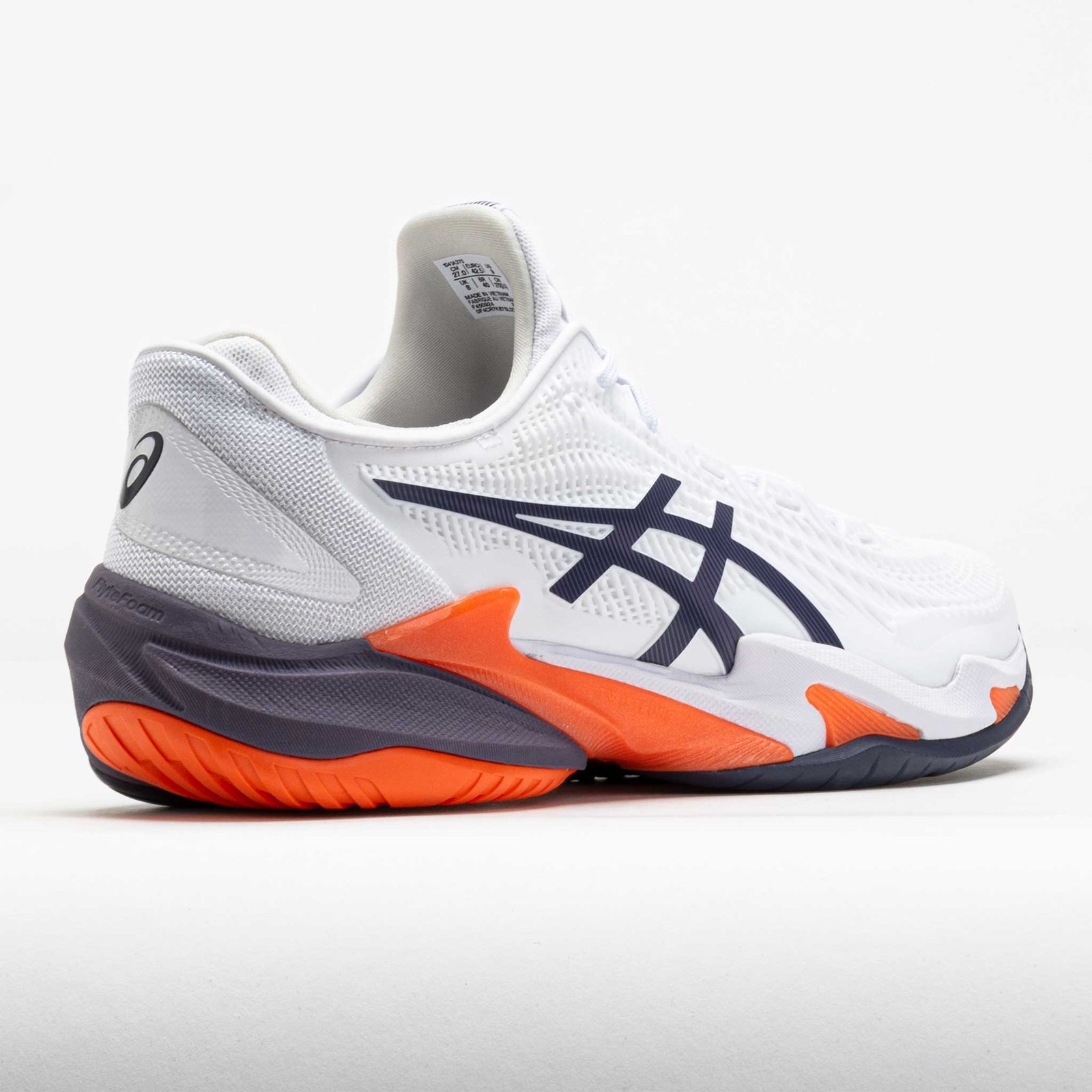 ASICS Court FF 3 Mens White/Greyish Purple - Image 6
